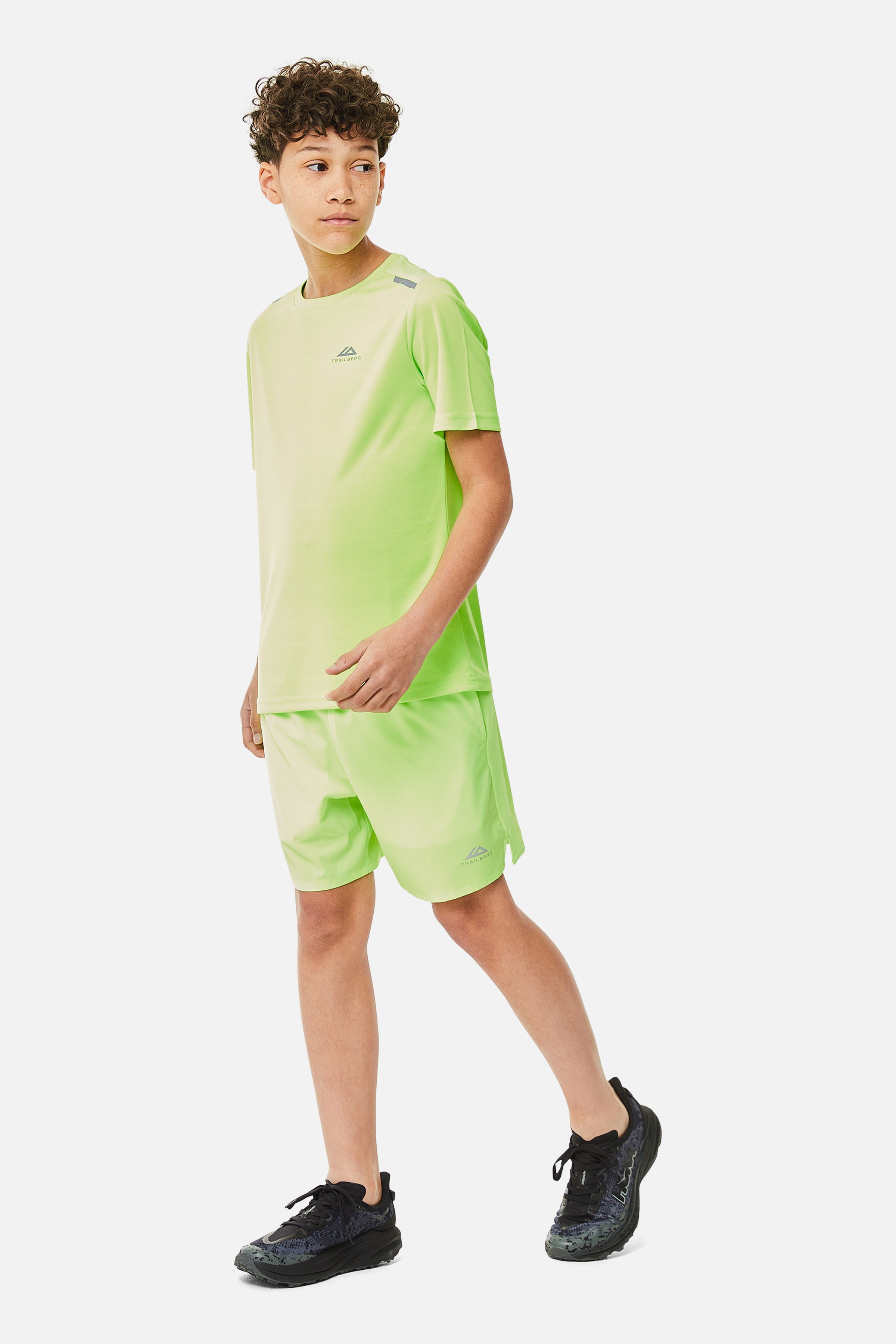 Boys Cloud Tee - Neon Lime