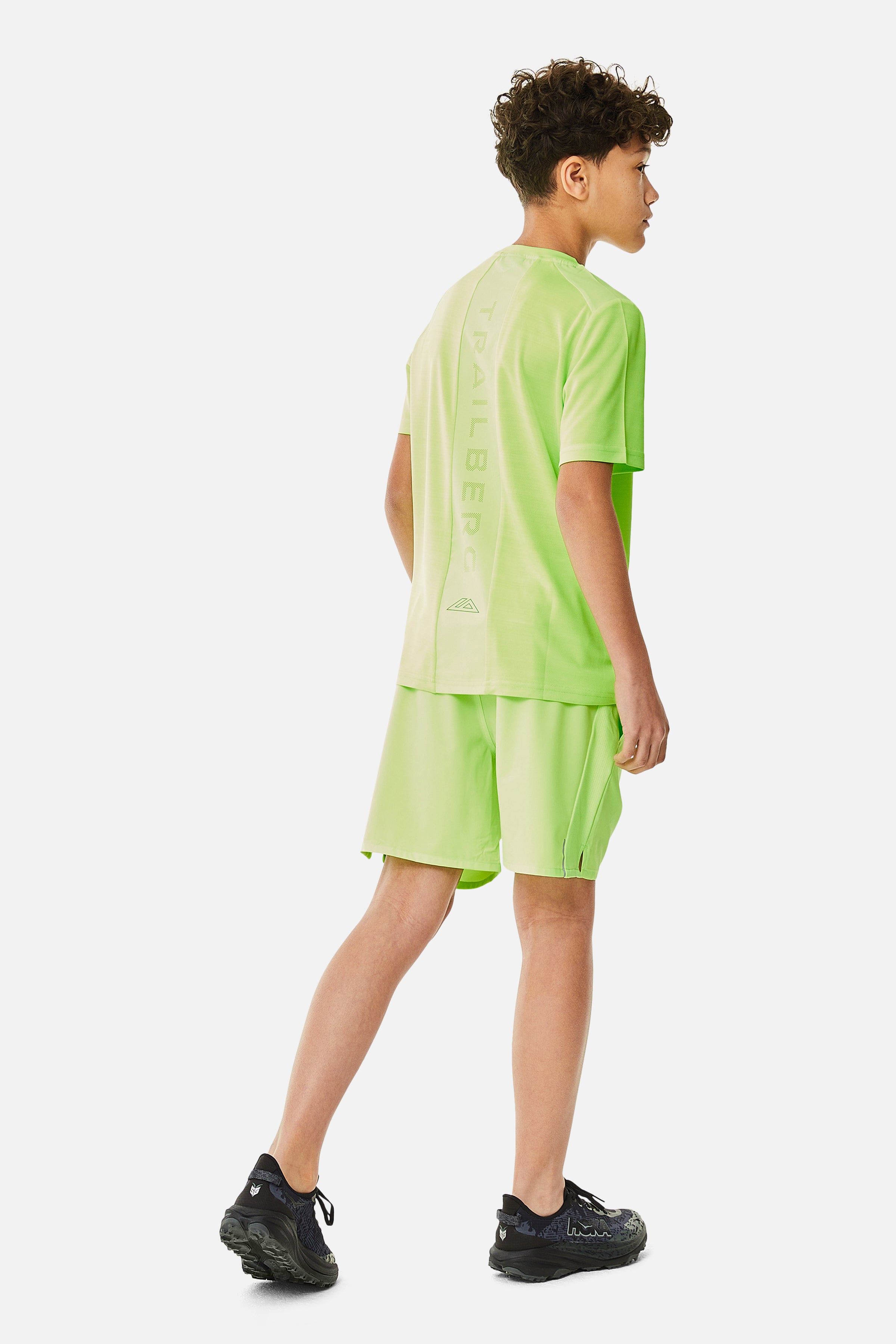 Boys Cloud Tee - Neon Lime