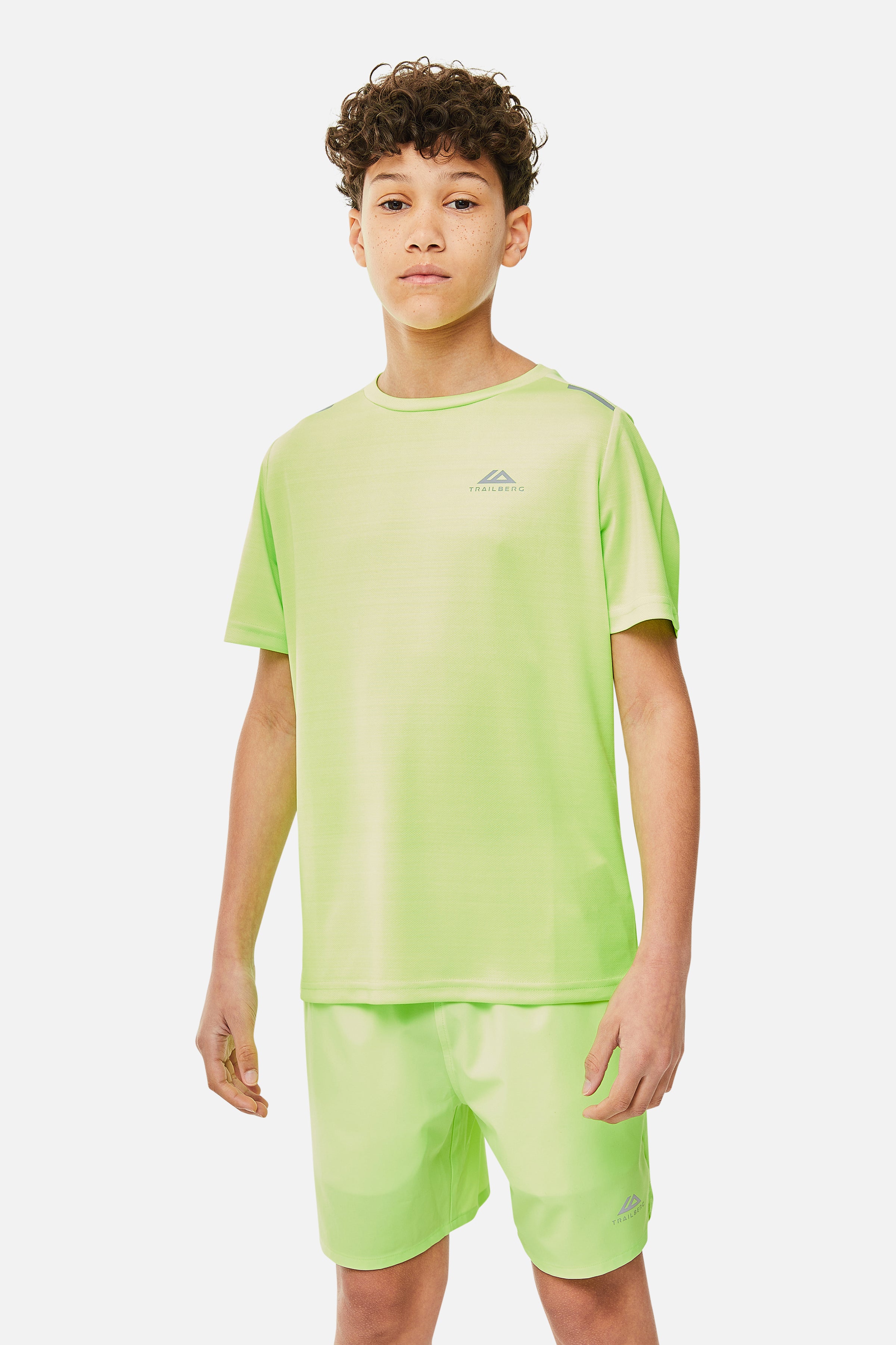 Boys Cloud Essentials Twinset - Neon Lime