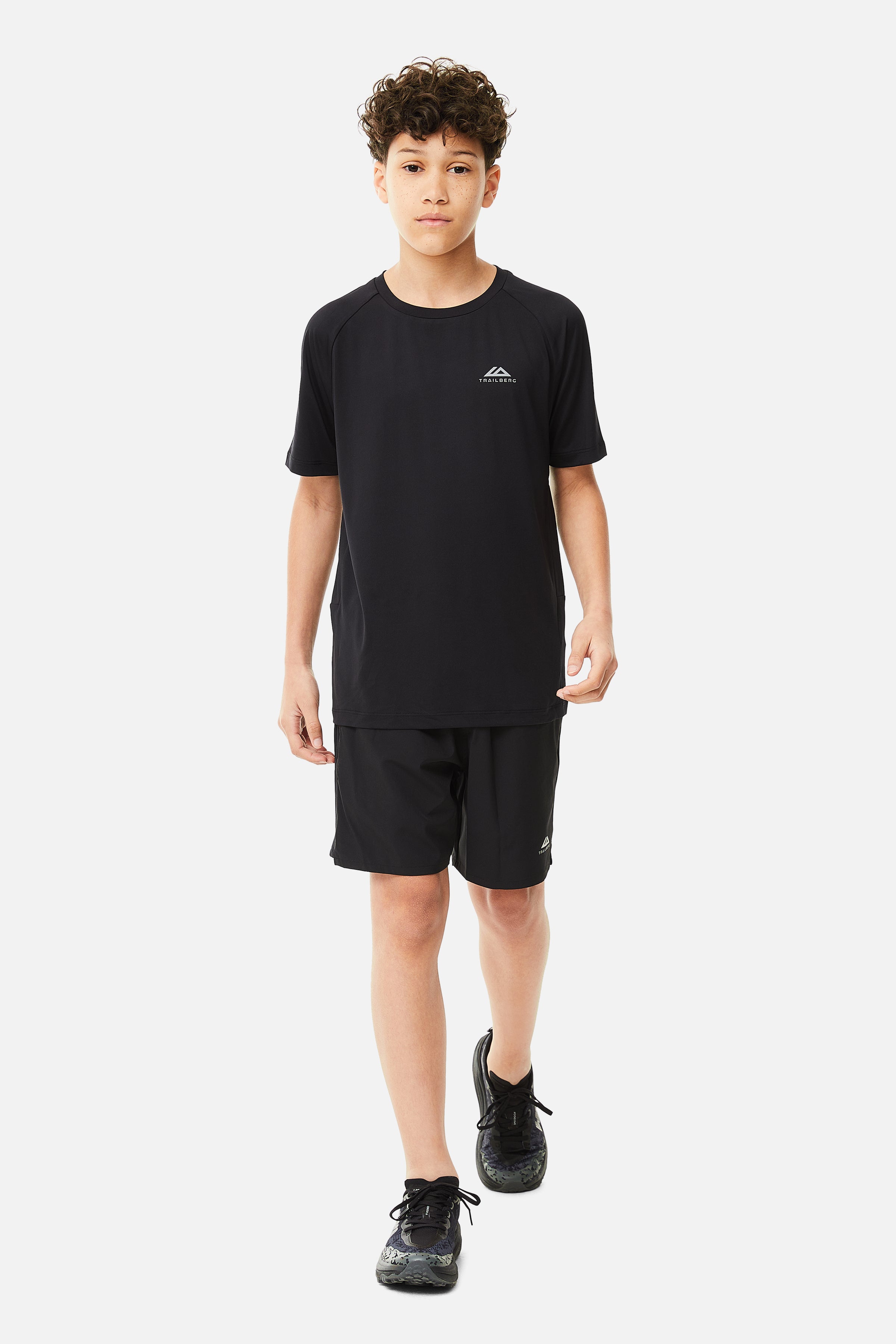 Boys Rapid Keyline Tee - Black/Volcano Grey