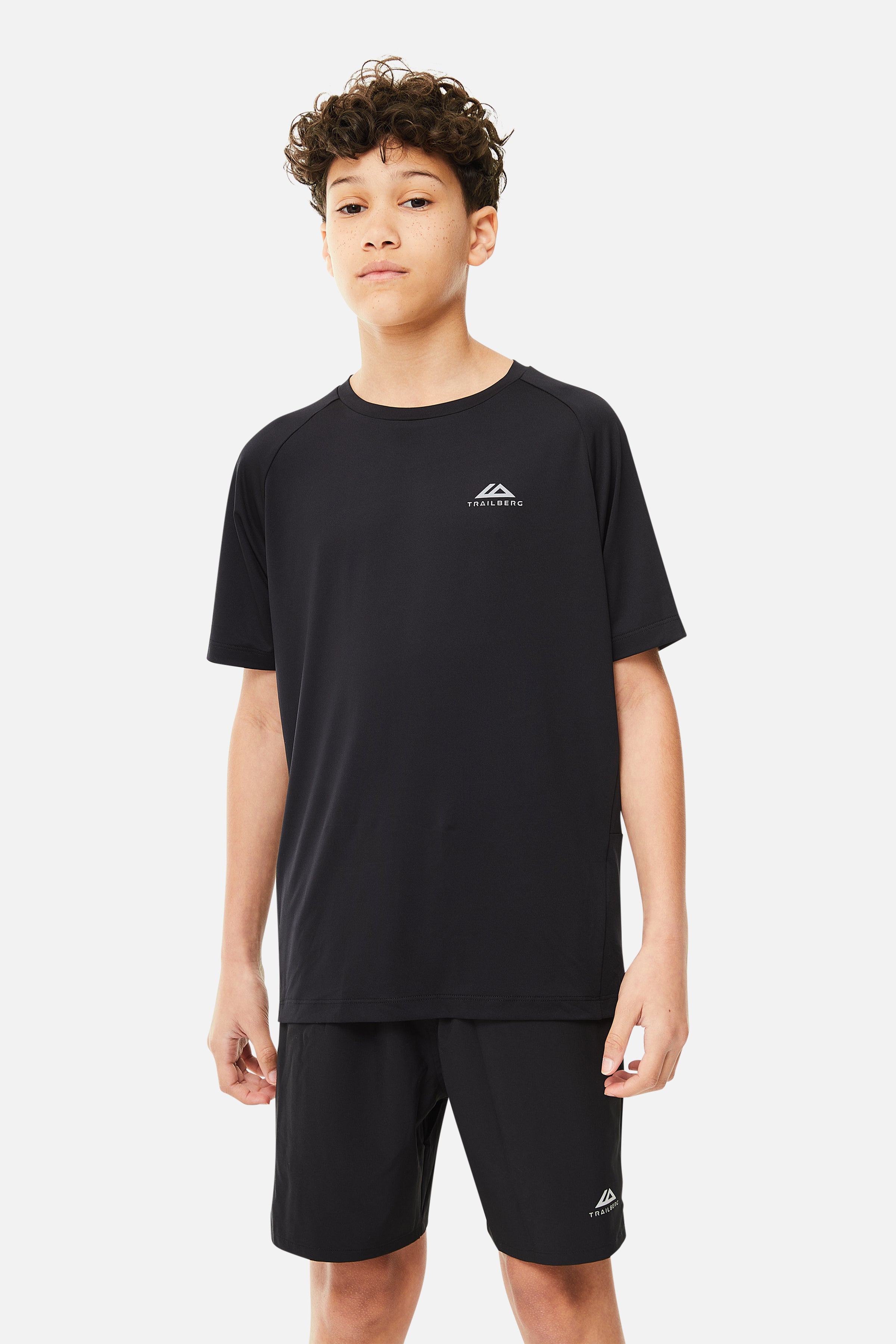 Boys Rapid Keyline Essentials Twinset - Black/Volcano Grey