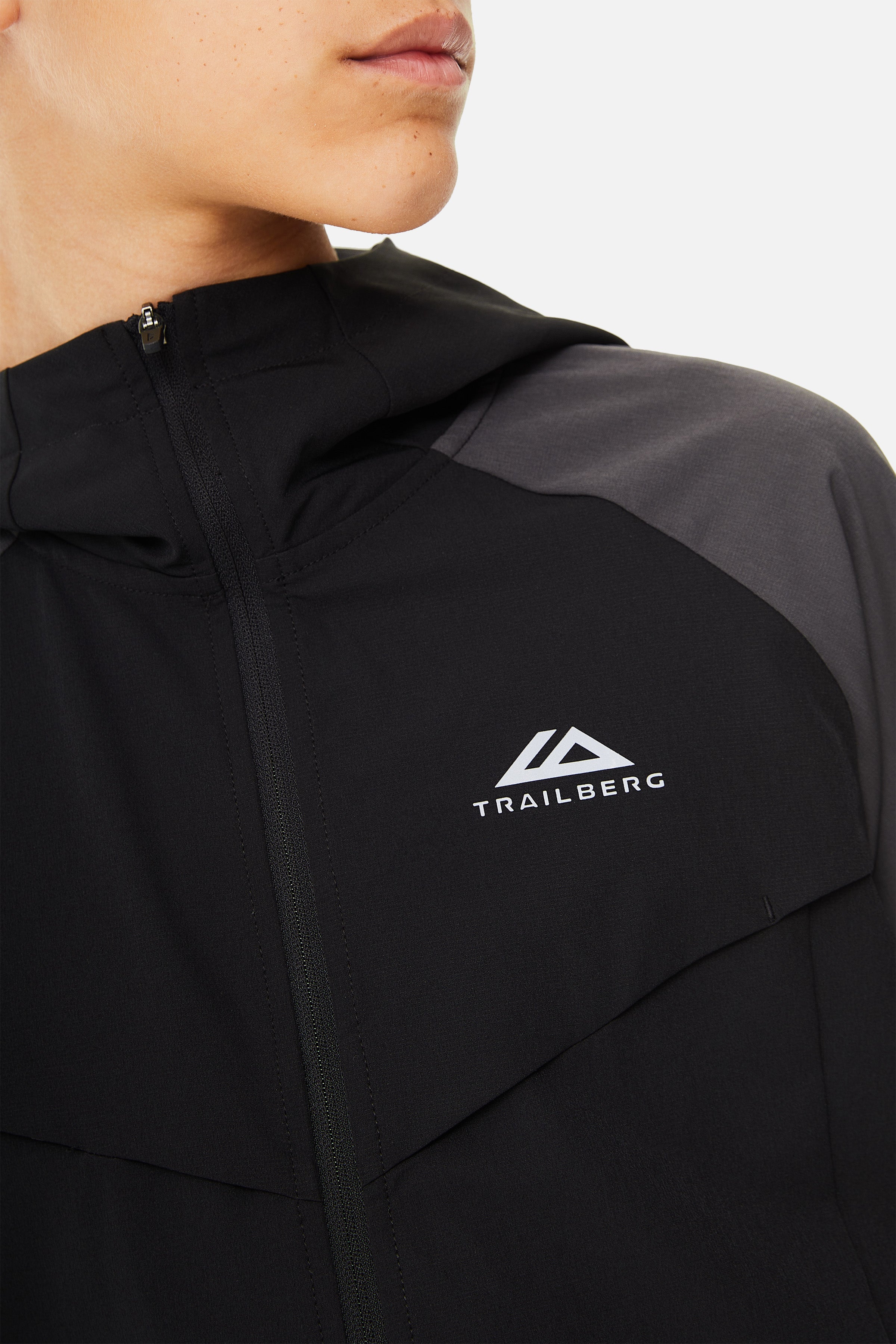 Boys Rapid Keyline Hood - Black/Volcano Grey