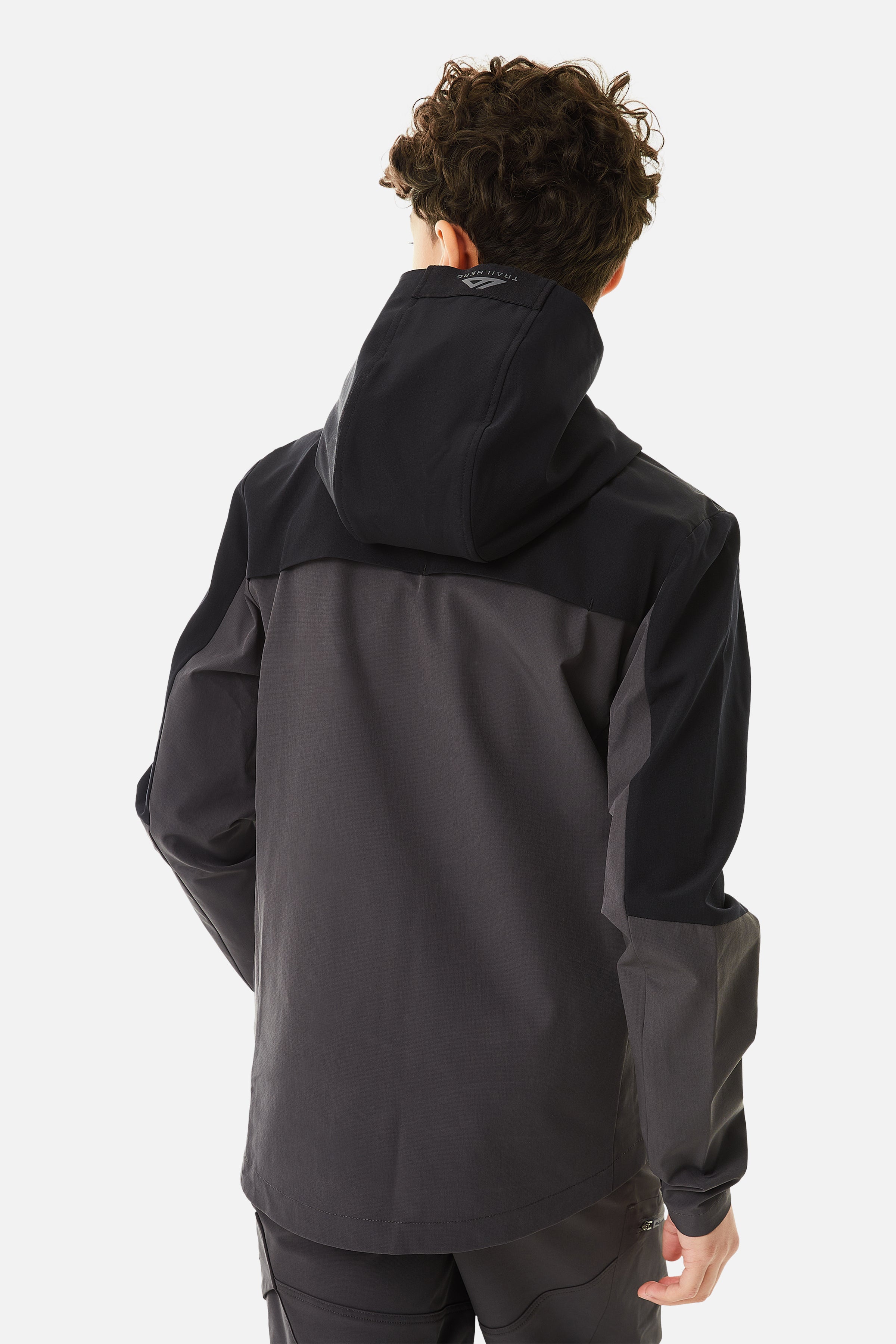 Boys Elbrus Tracksuit - Black/Volcano Grey