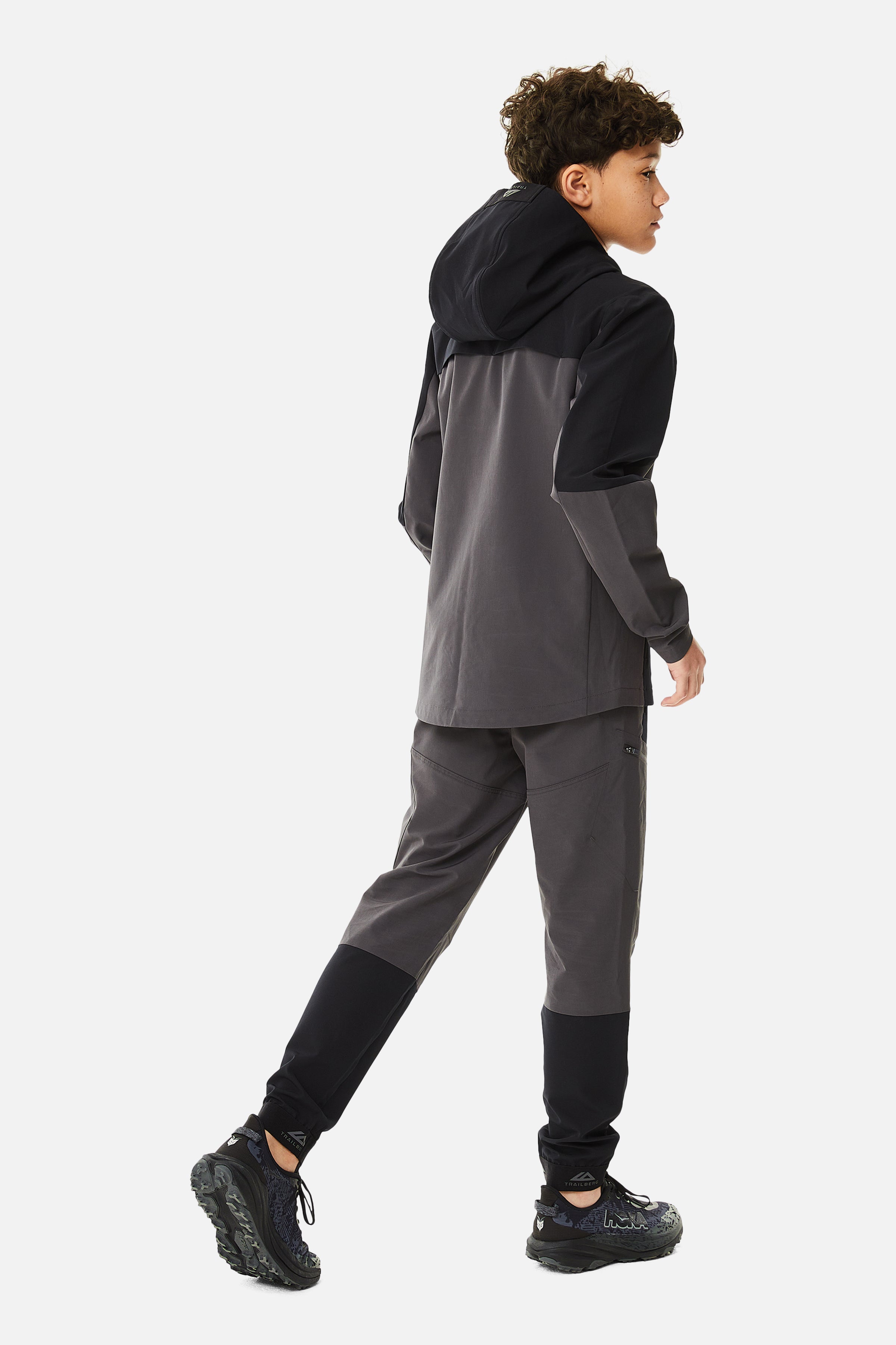 Boys Elbrus Pant - Black/Volcano Grey