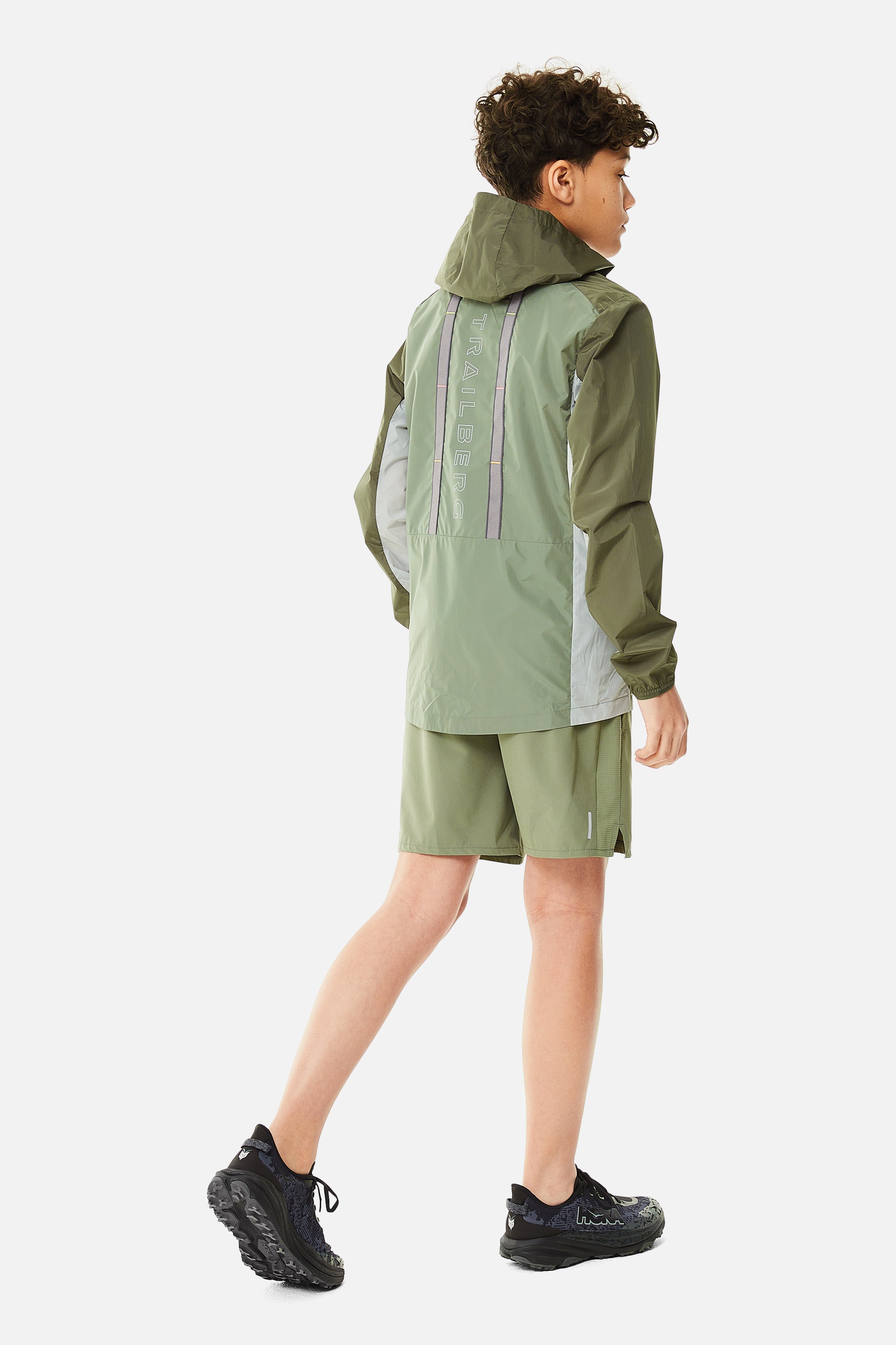 Boys Triathlon 2.0 Windbreaker - Pine Dust/Frosted Leaf