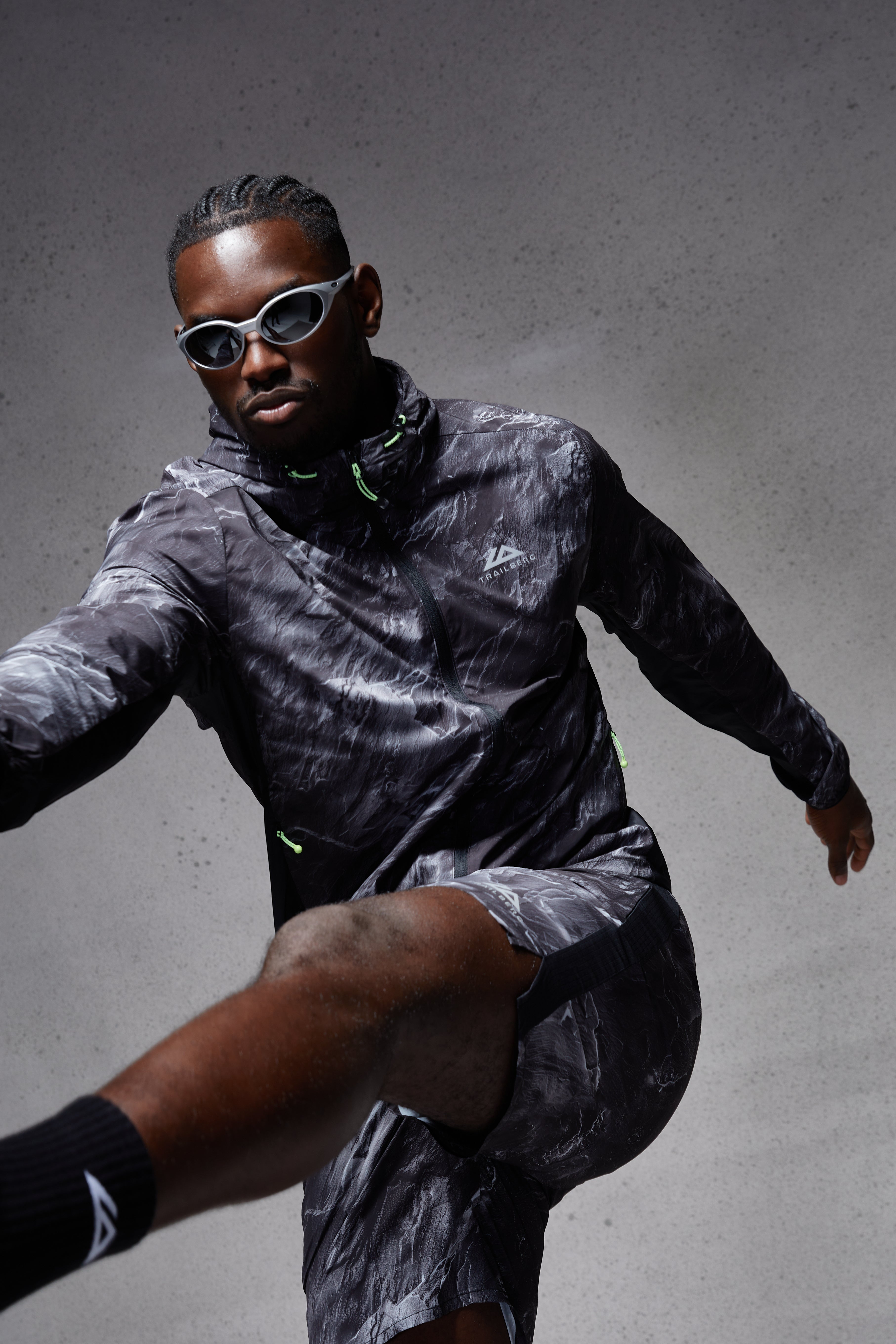 Vertex Obsidian Windset - Black/Neon Lime