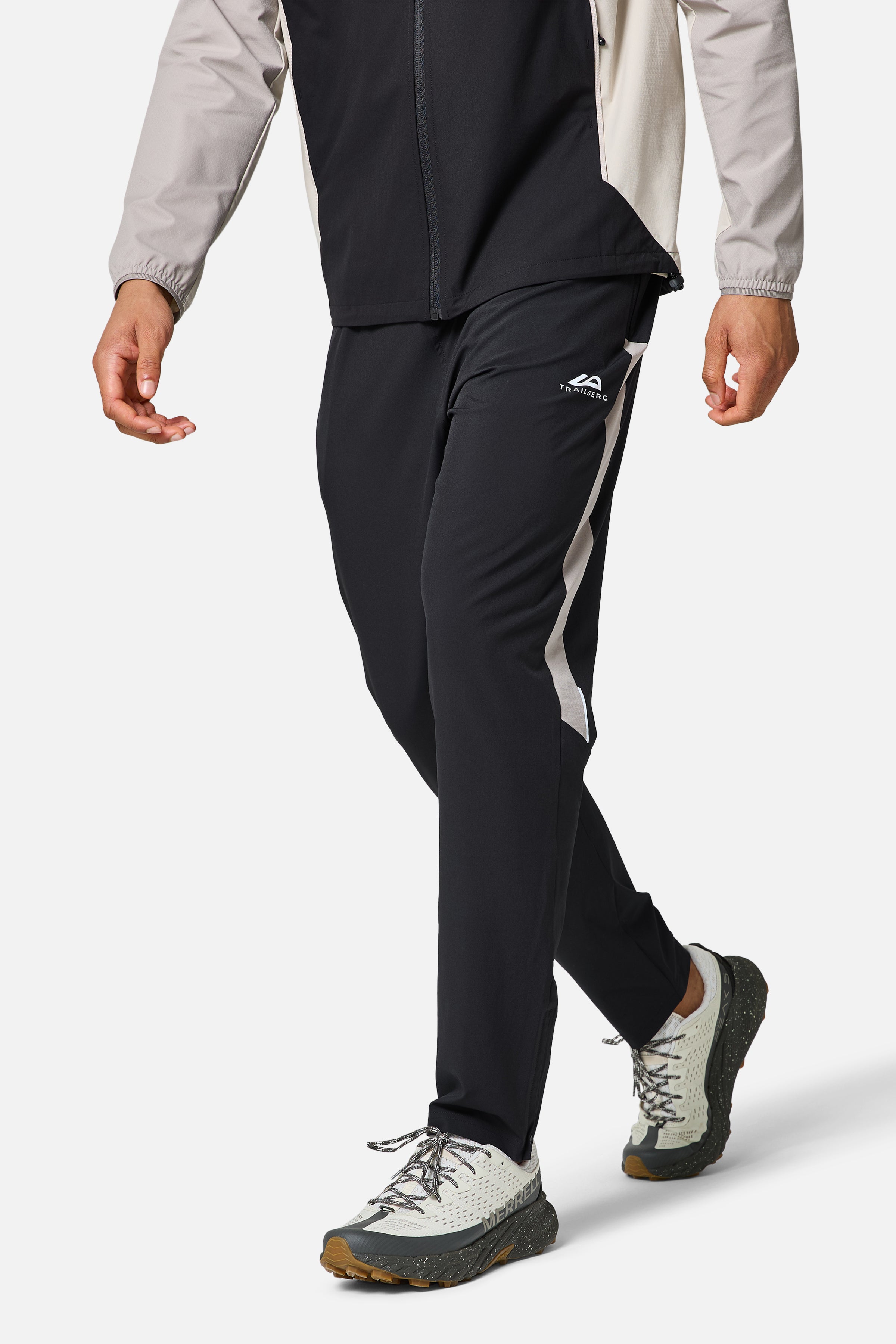 AW25 Triathlon Pant - Black/Pale Taupe