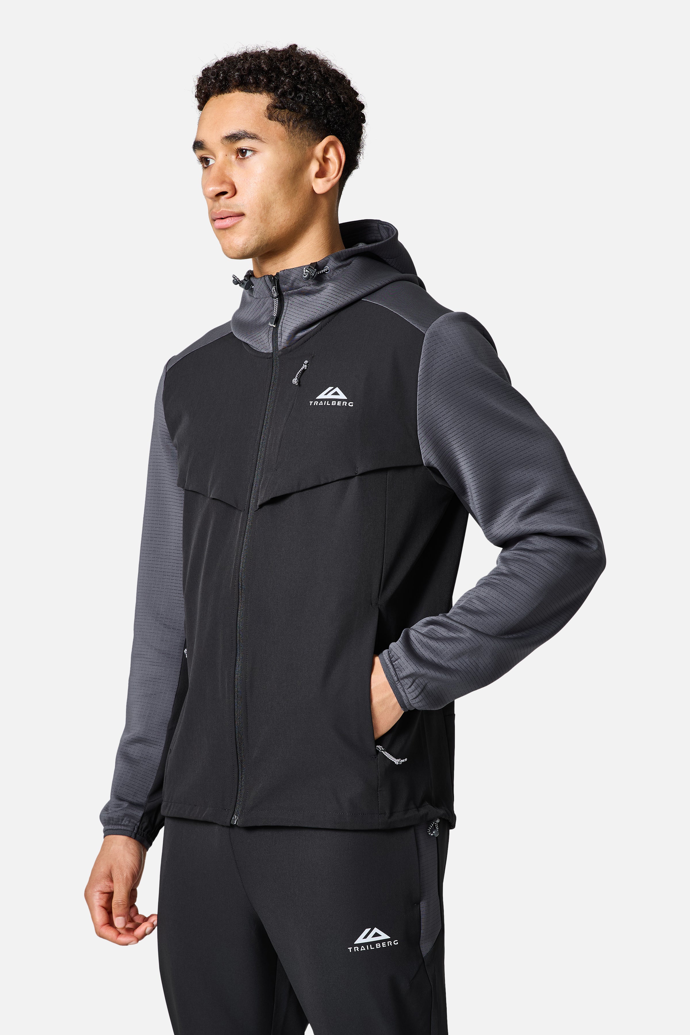 Rapid Dash 2.0 Tracksuit - Black/Volcano Grey