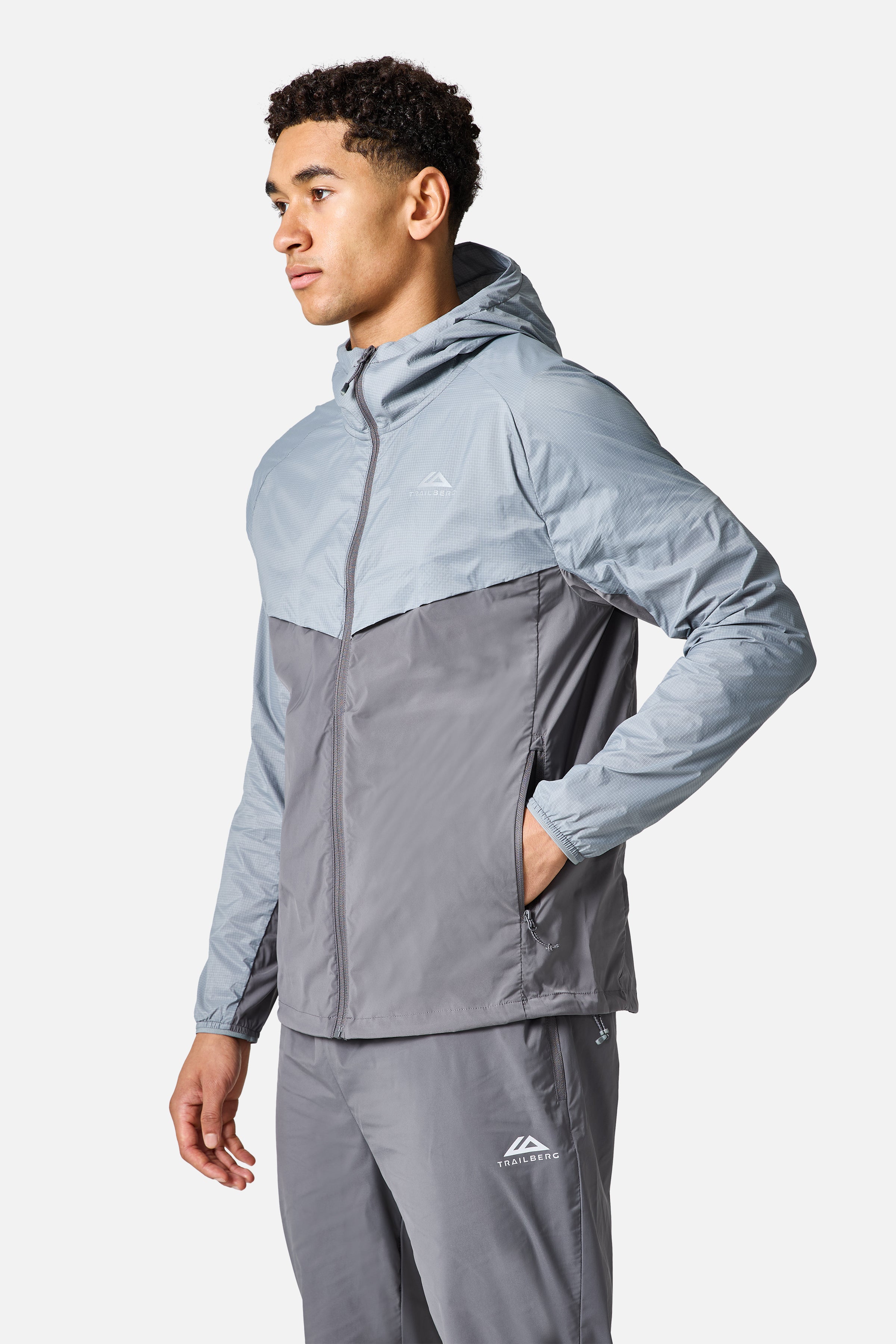 Rapid Grid 2.0 Windbreaker - Urban Smoke/Moon Grey