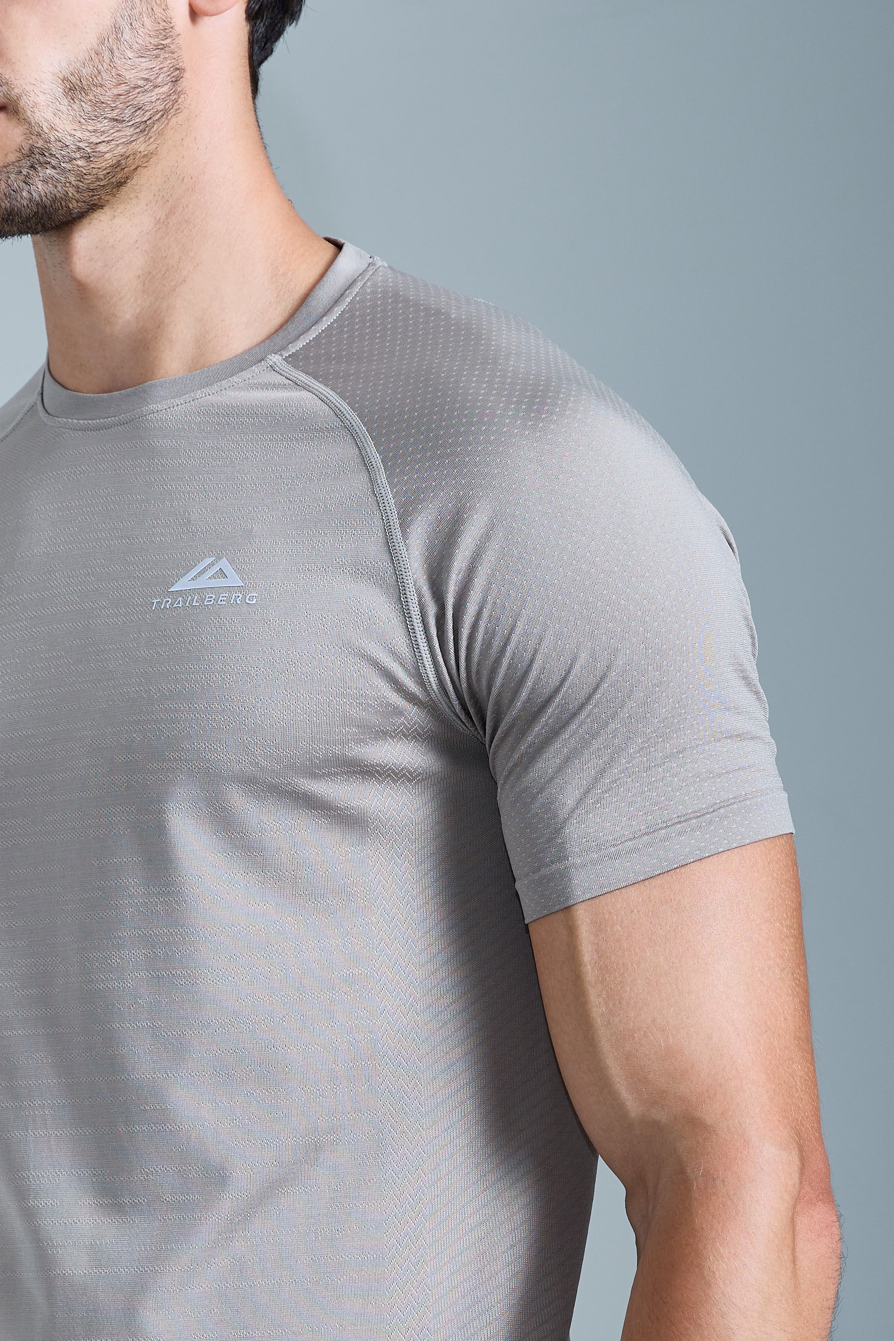 Form Seamless Tee - Pale Taupe/Dune White