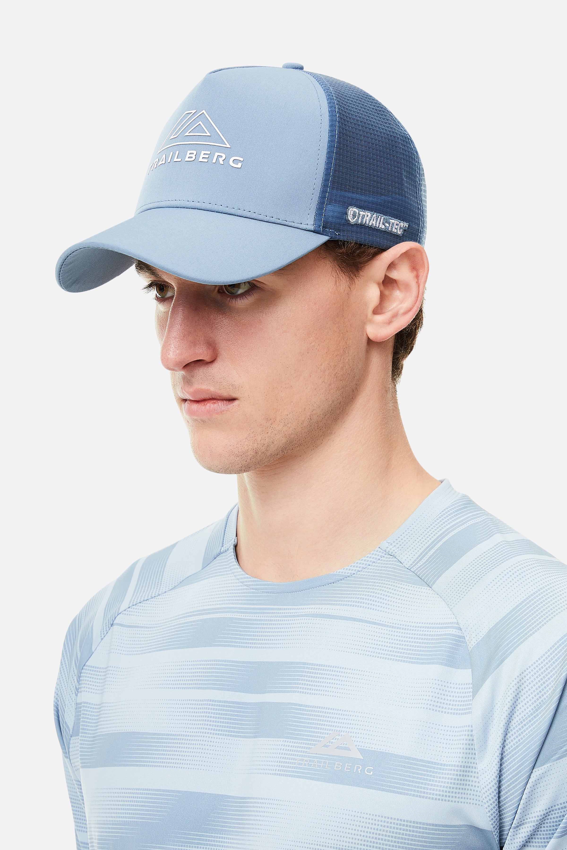 Ridge Trucker Cap - Washed Indigo/White