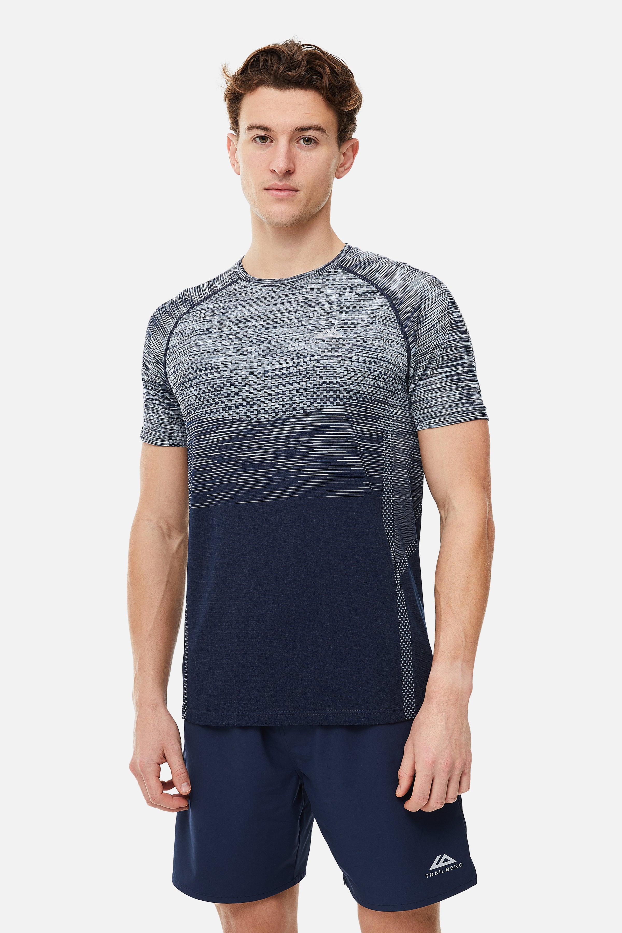 Apex Seamless Tee - Navy/Eclipse/Blue Frost