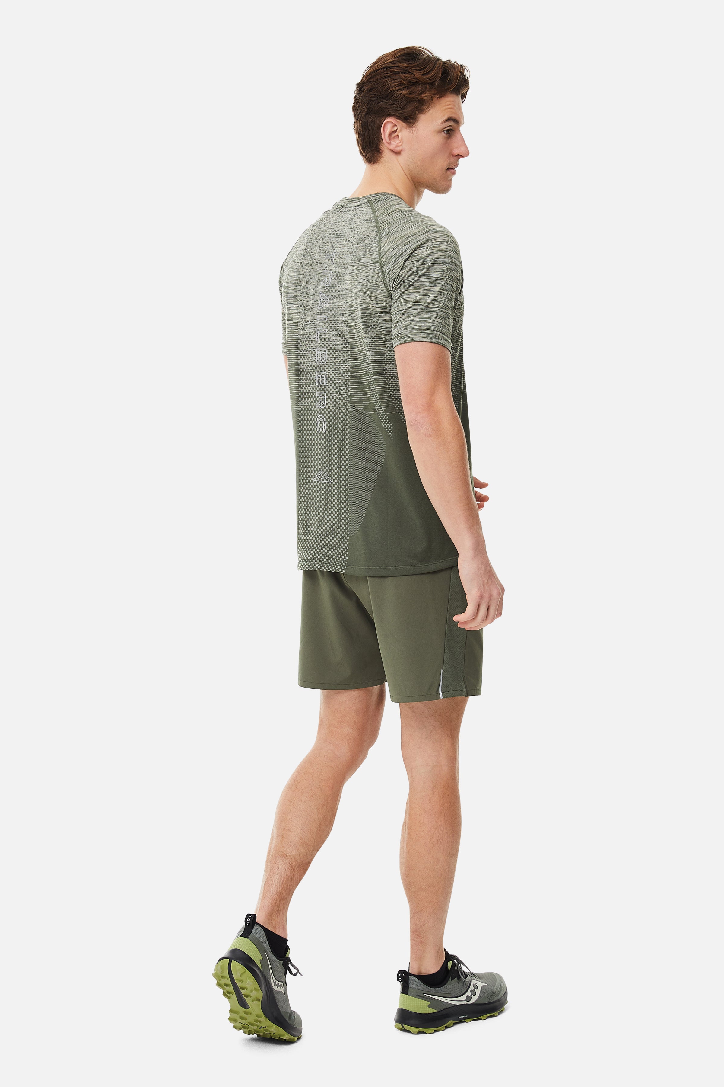 Apex Seamless Tee - Dark Fern/Pine Dust/Frostwood