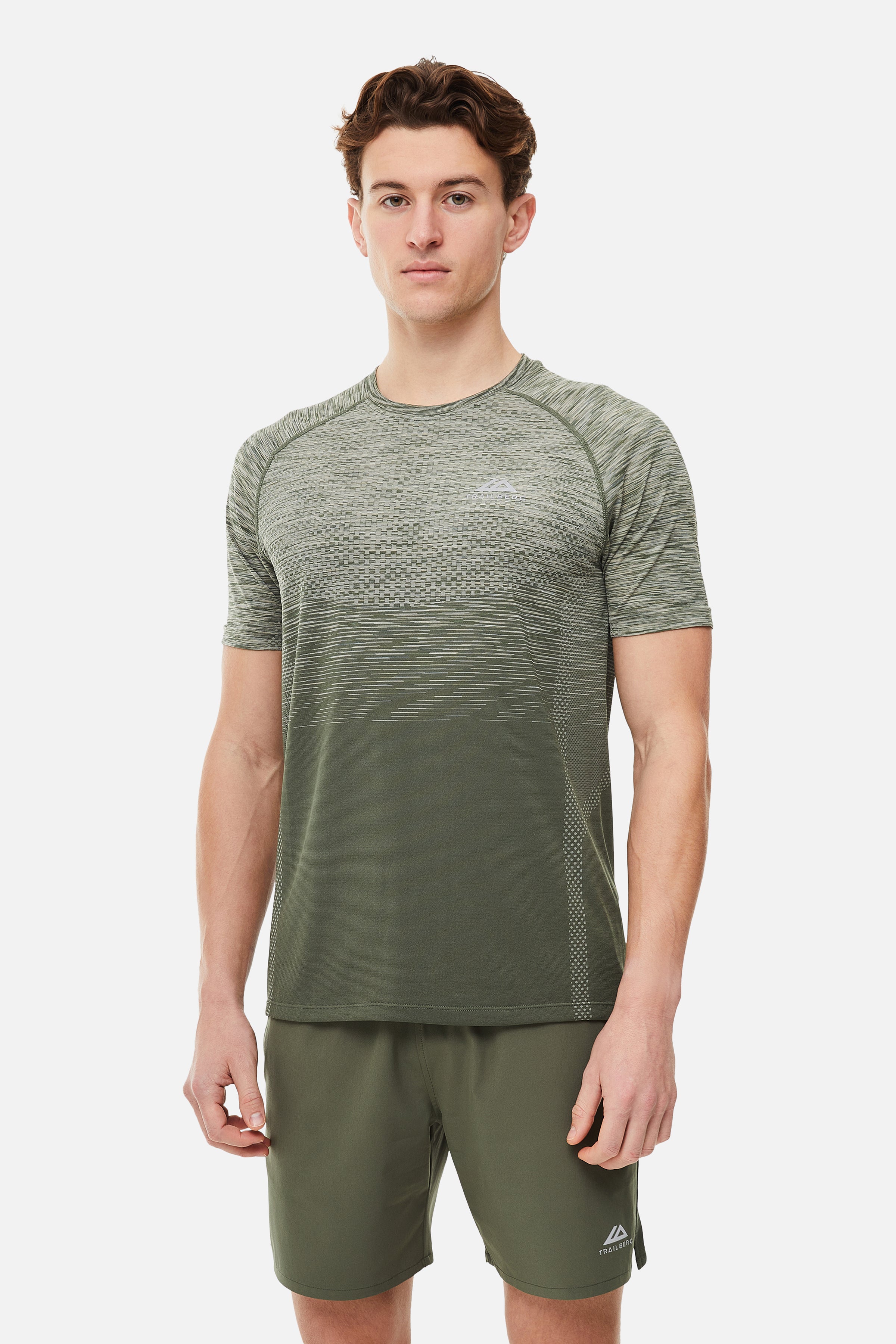 Apex Essentials Seamless Tee Twinset - Dark Fern