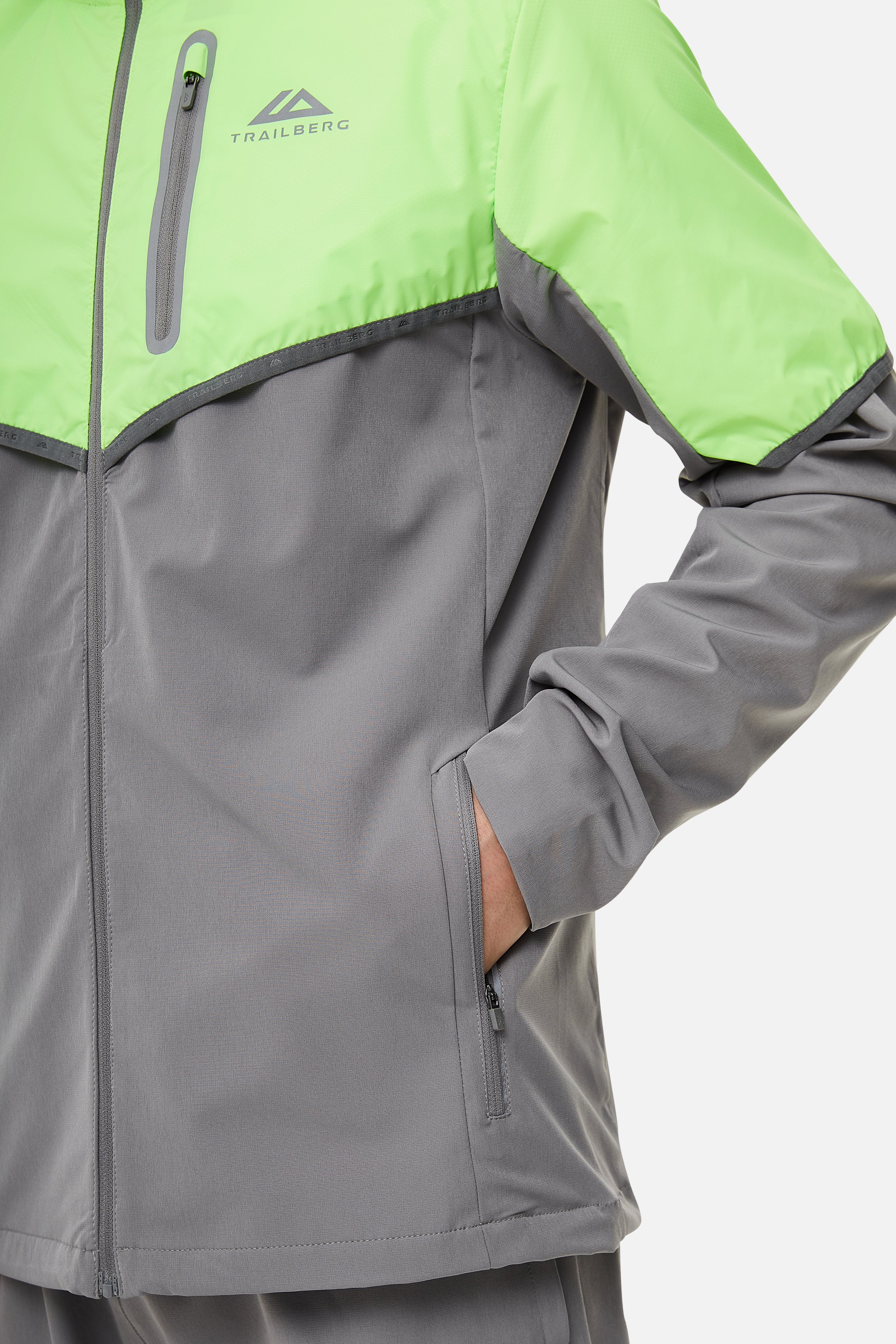 Vertigo 3.0 Tape Hood - Owl Grey/Neon Lime