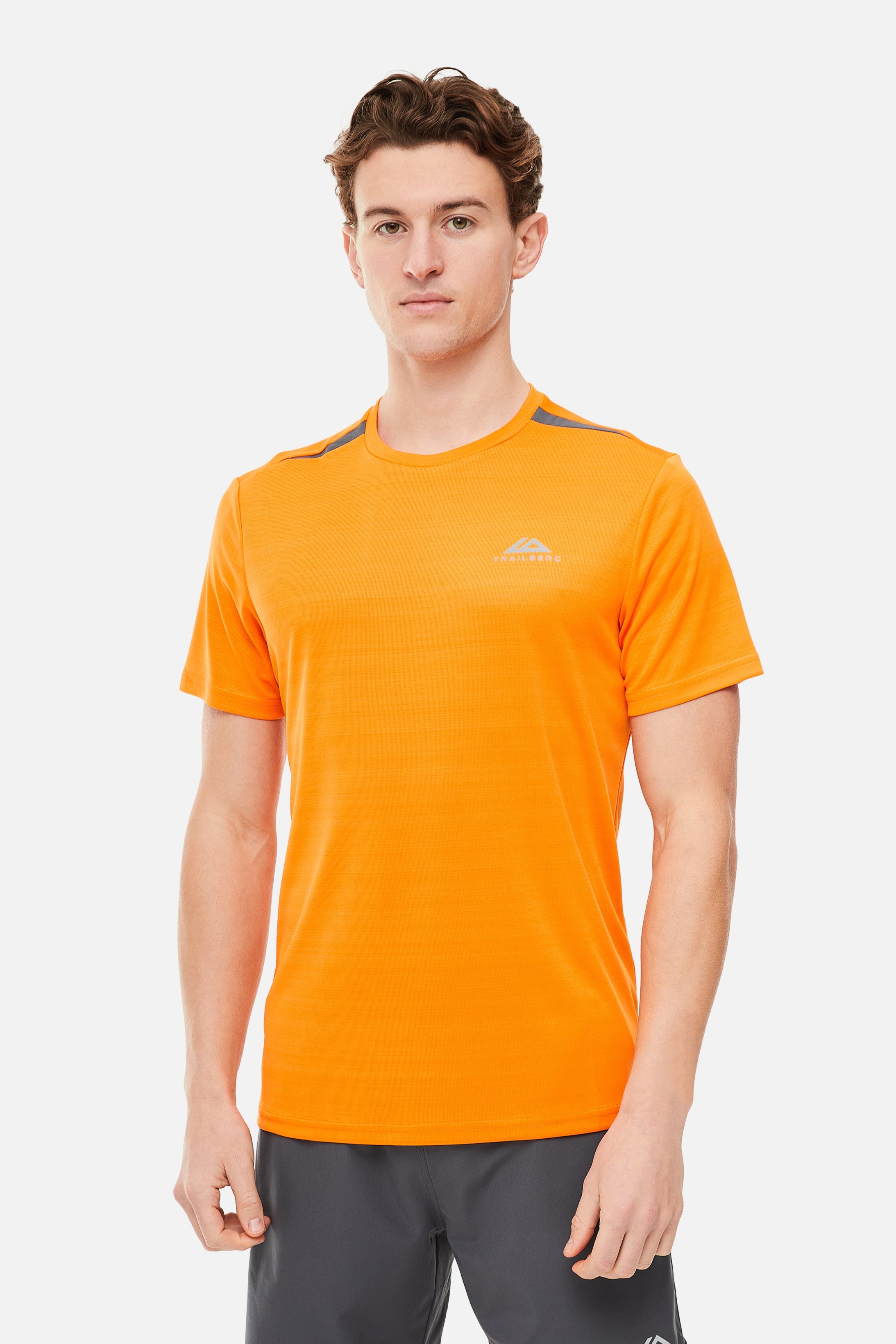 SS25 Cloud Tee - Orange Burst/Iron Grey