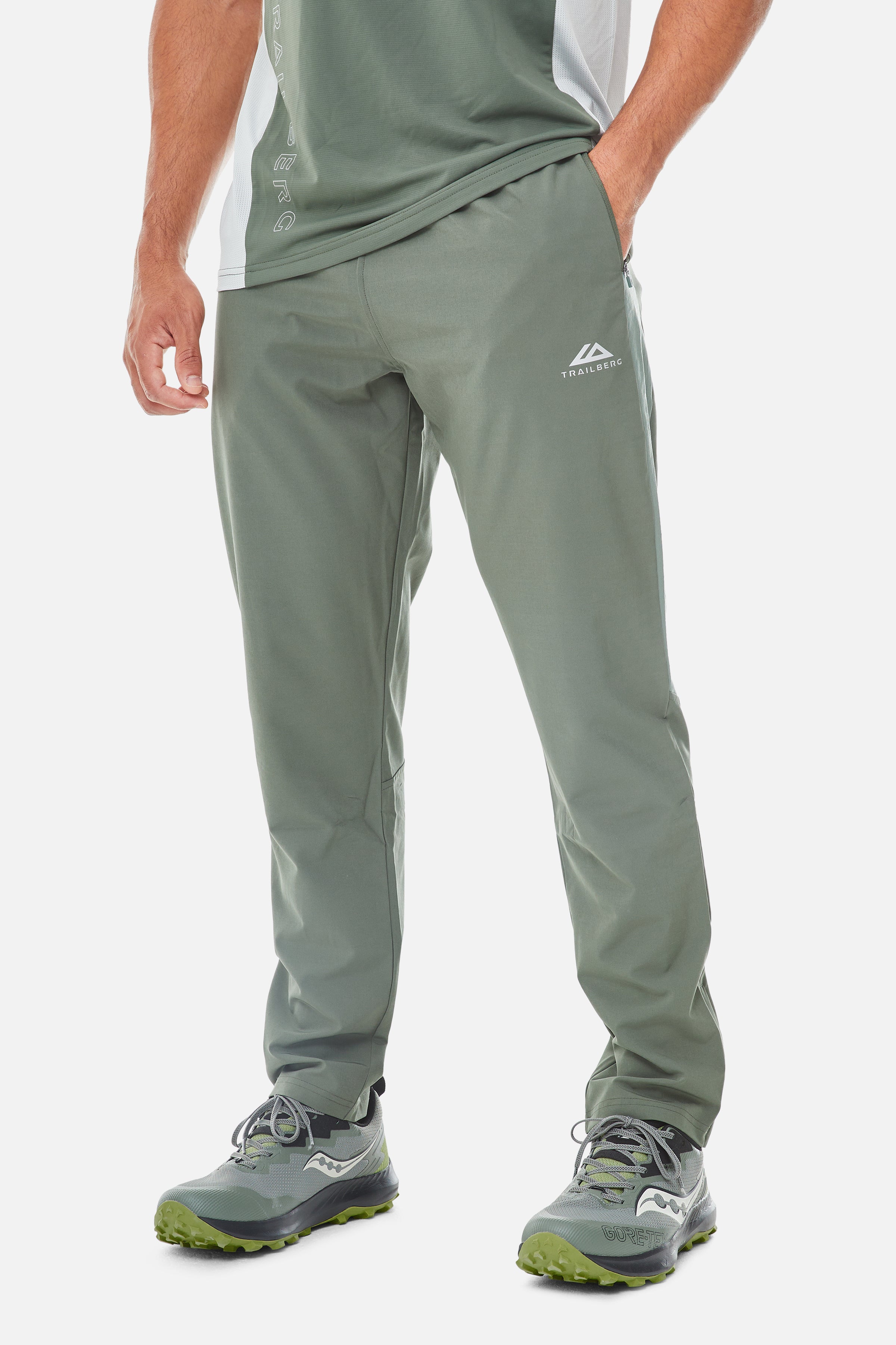 AW25 Triathlon Pant - Dark Fern/Pine Dust