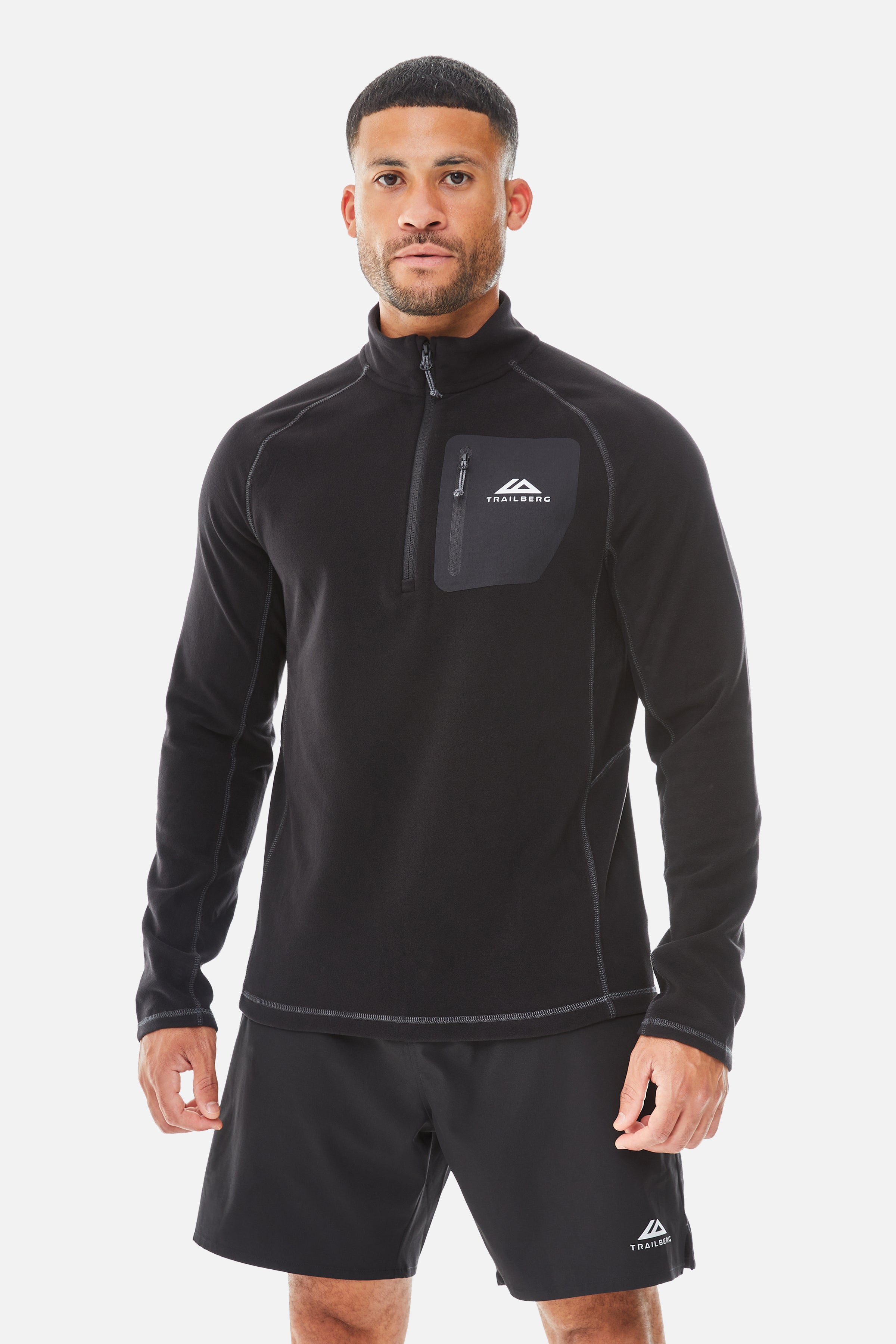 Radius Essentials 2.0 Quarter Zip Twinset - Black