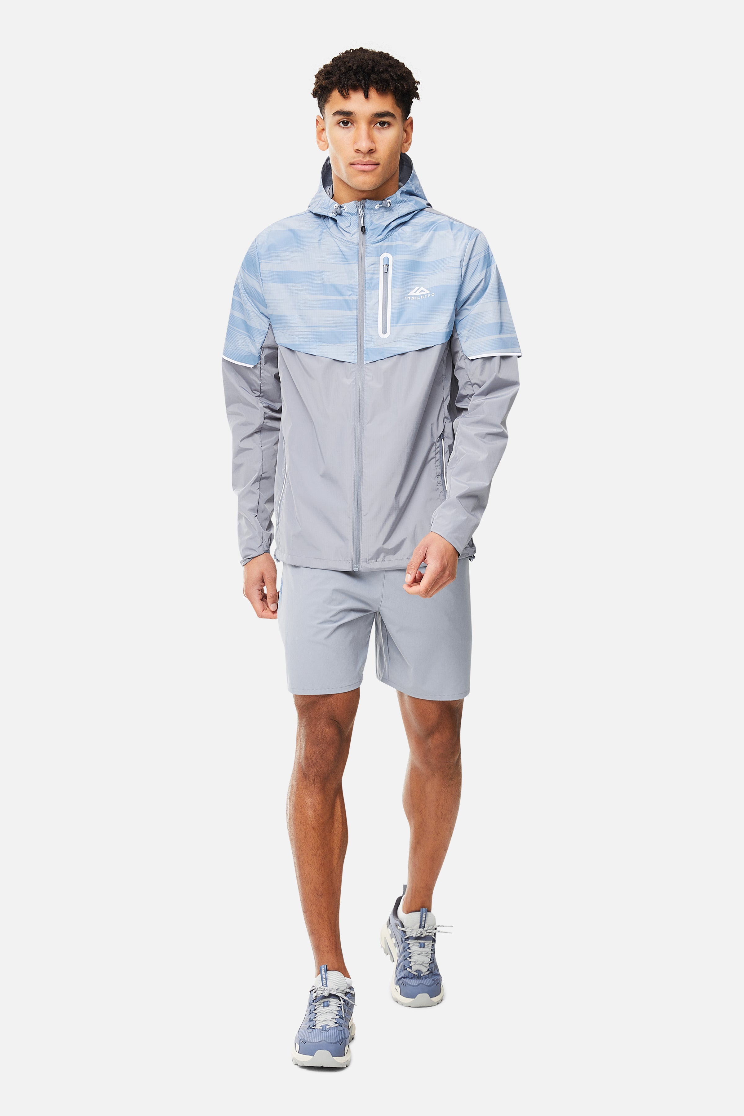 Dimension 2.0 Windbreaker - Cloud Haze/Frost Blue