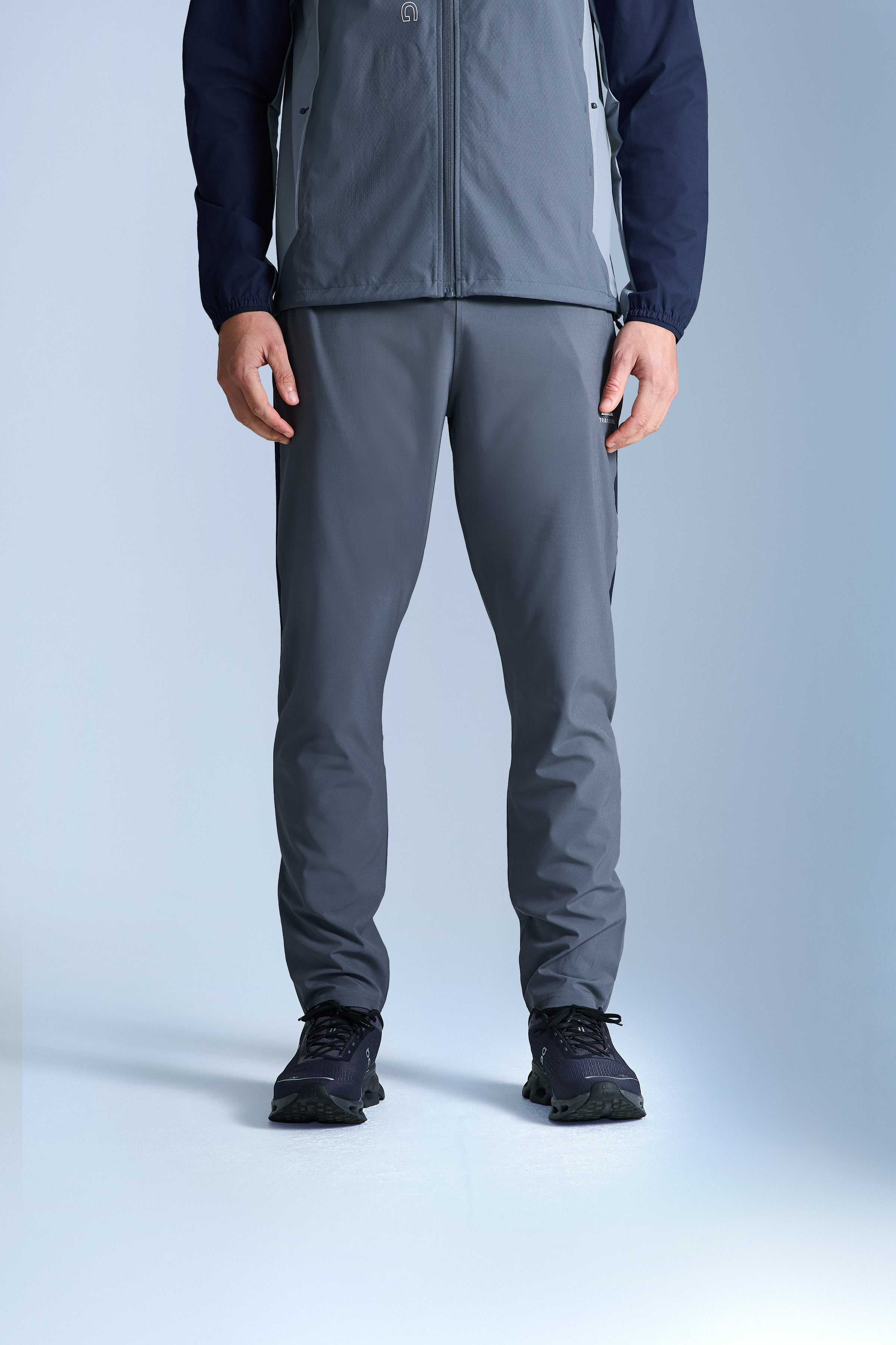 AW25 Triathlon Tracksuit - Storm Grey/Navy Blue