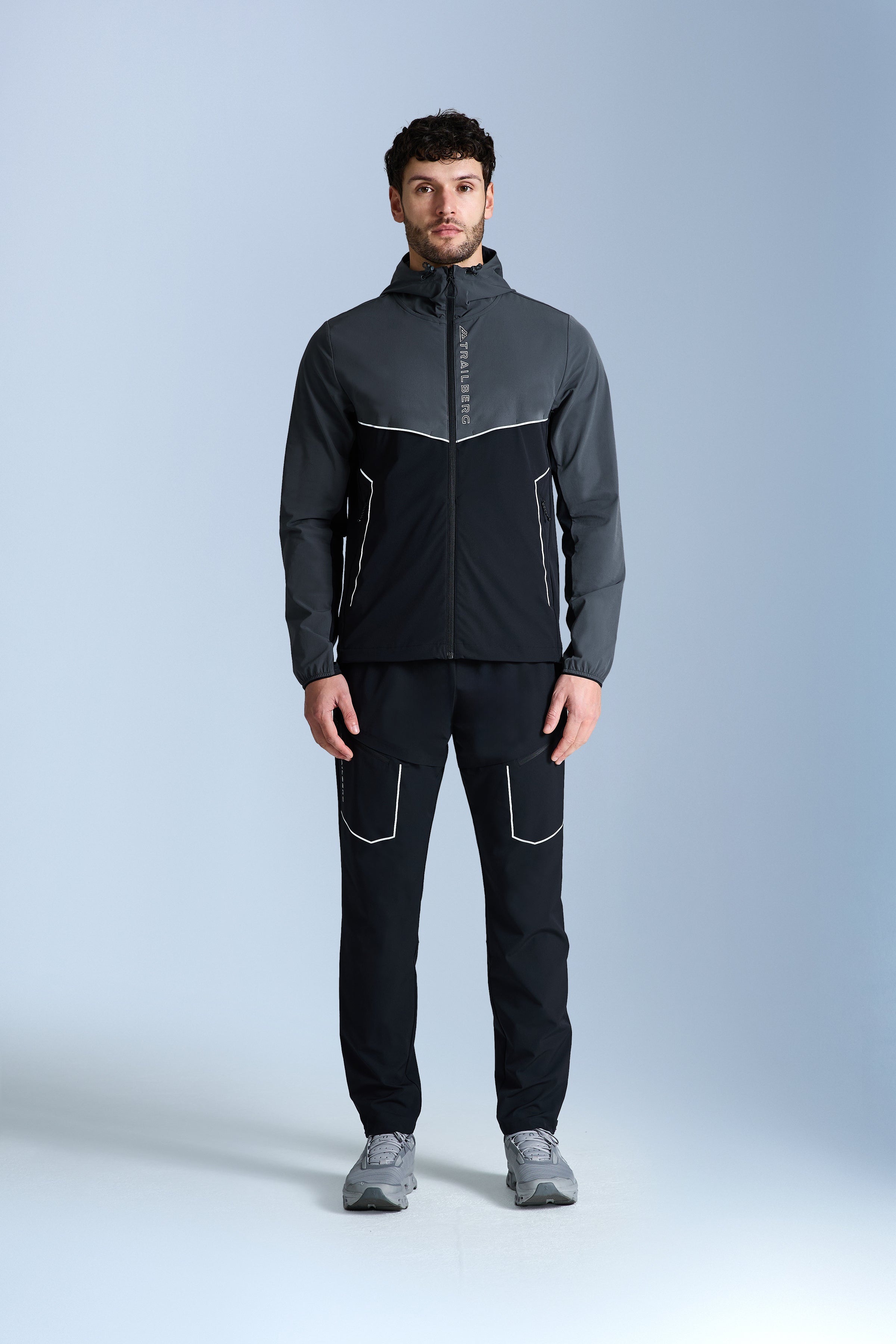 Zion Tracksuit - Black/Volcano Grey