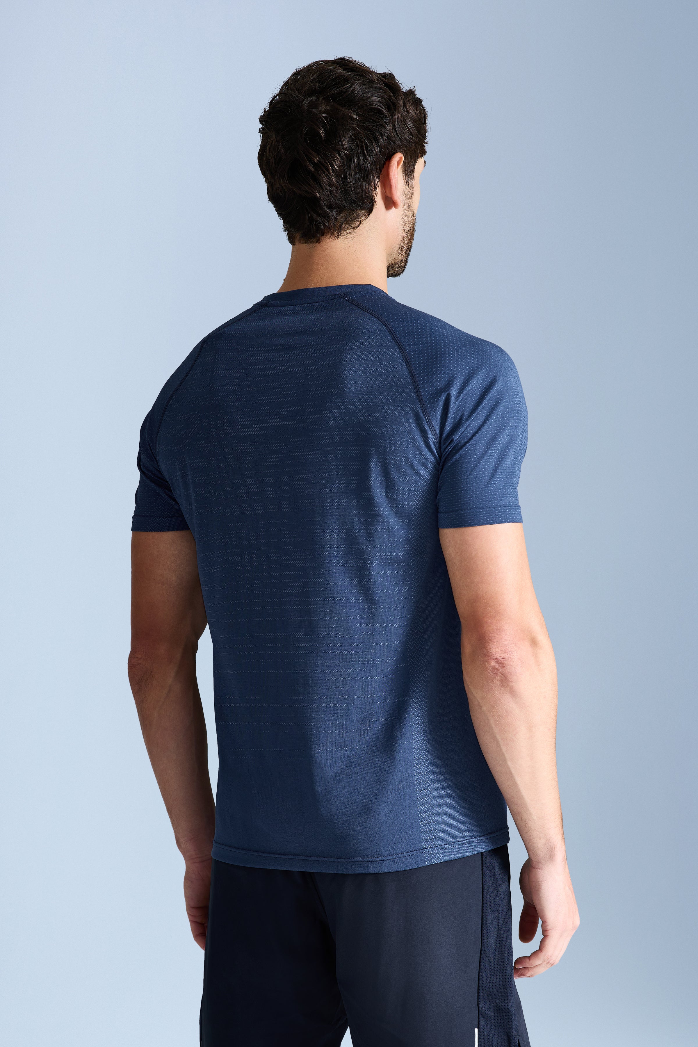 Form Seamless Tee - Aqua Eclipse/Amethyst Blue