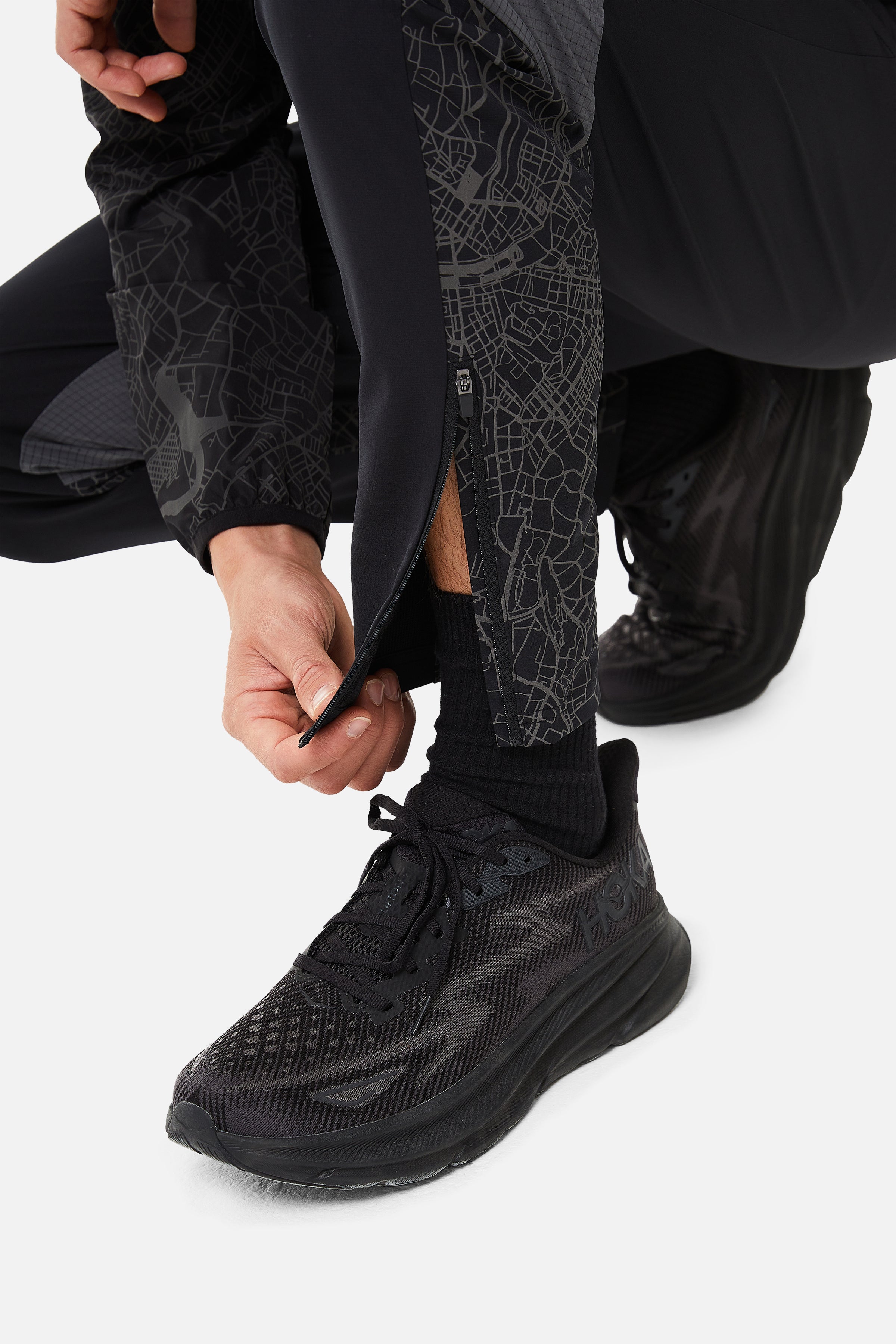 Geneva Pant - Black/Grey