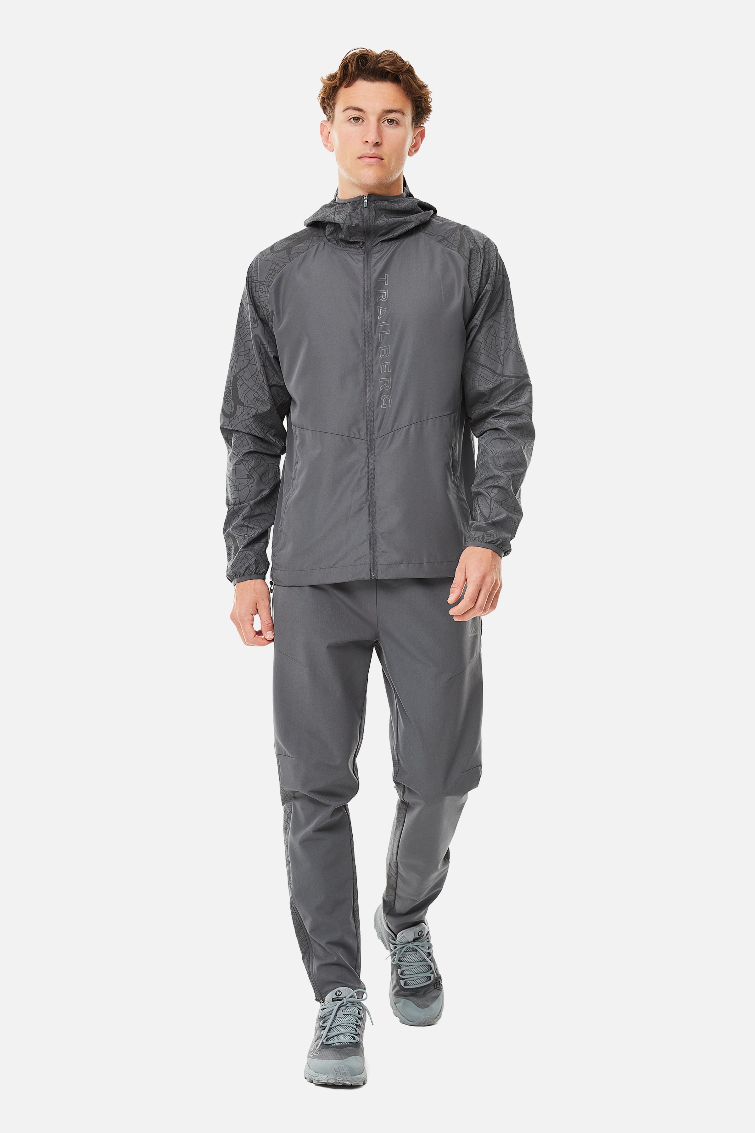 Geneva Windbreaker - Charcoal Grey