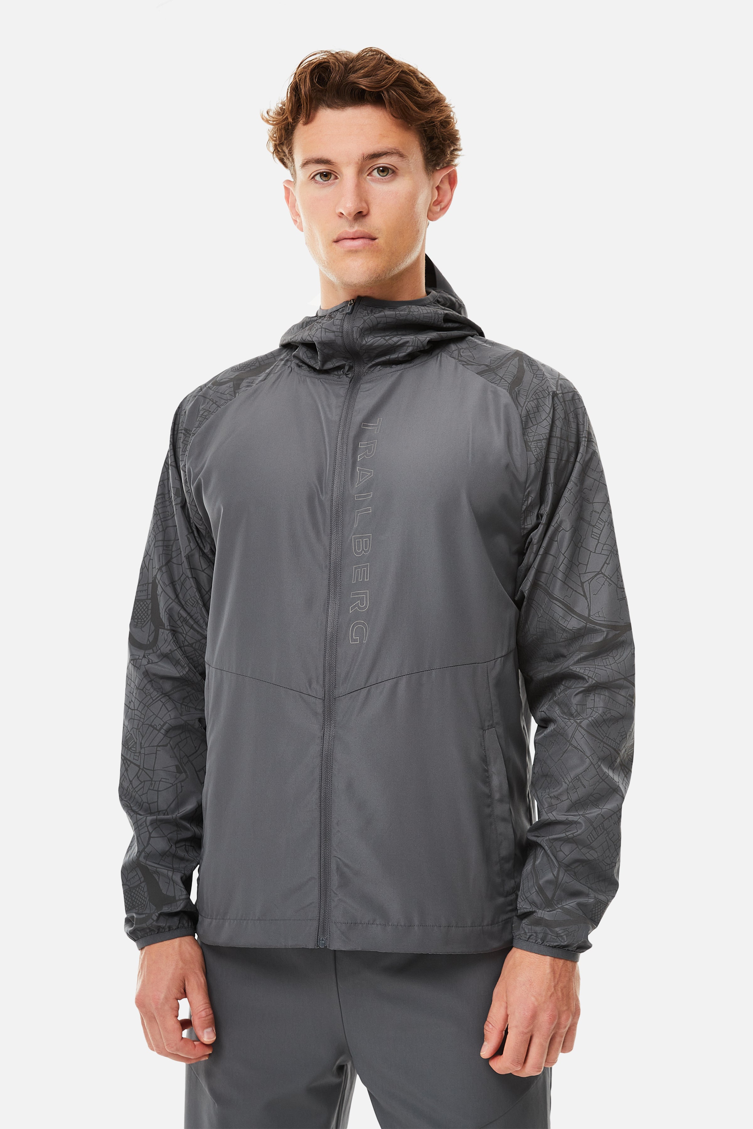 Geneva Windbreaker - Charcoal Grey