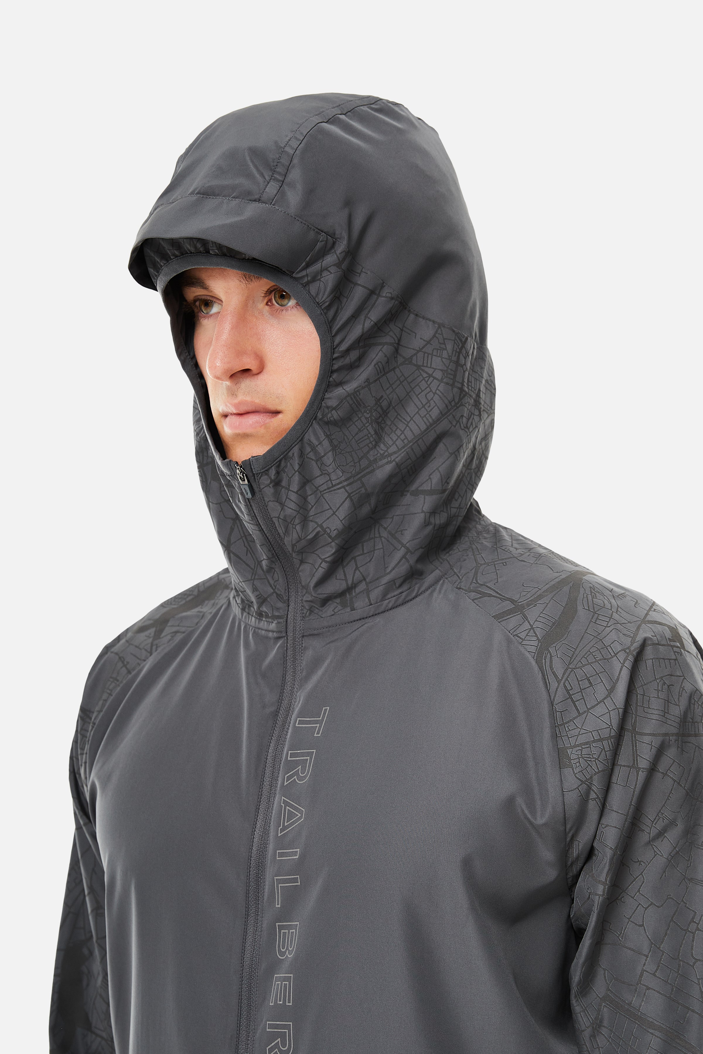 Geneva Windbreaker - Charcoal Grey