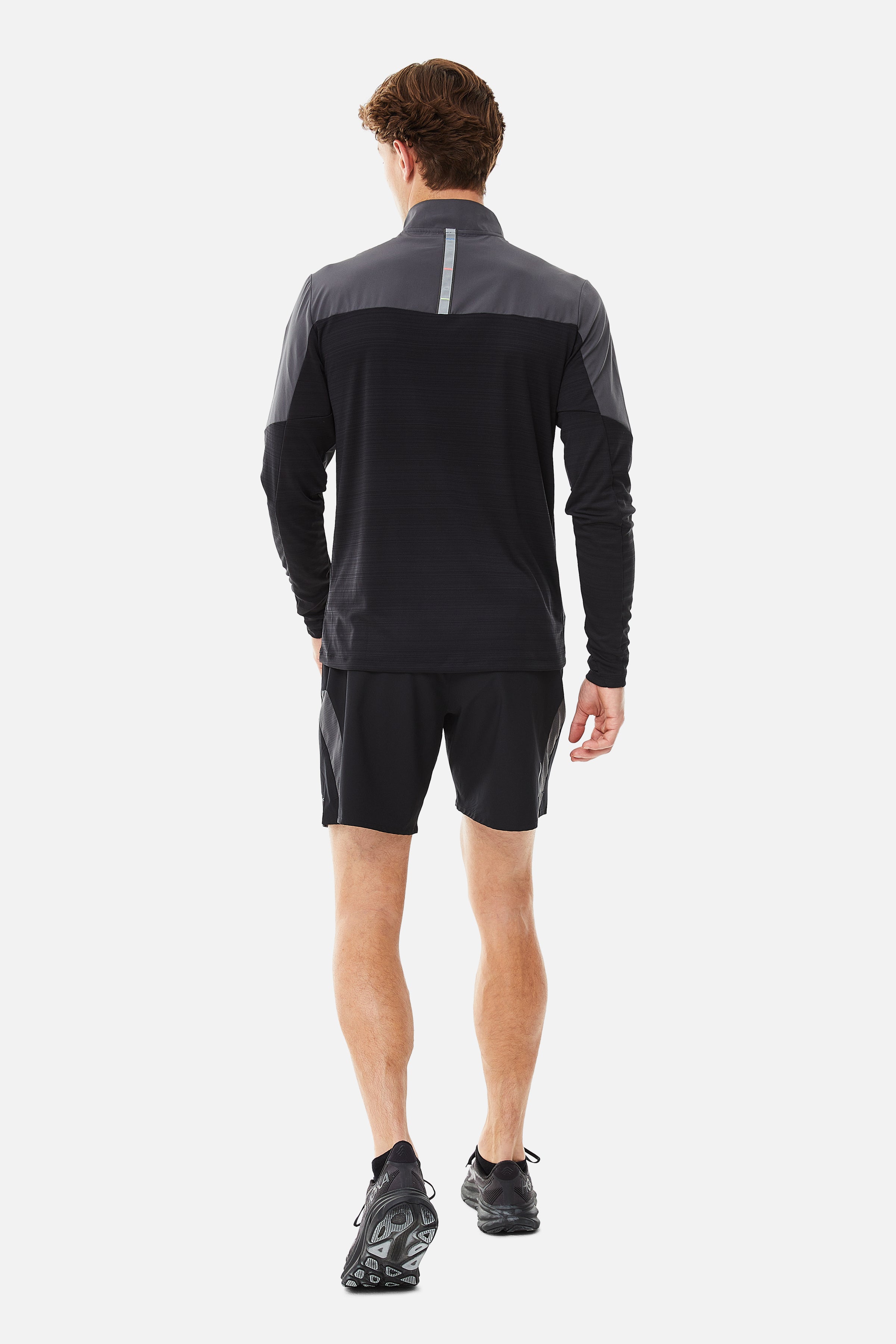 AW24 Triathlon 1/4 Zip - Black/Grey