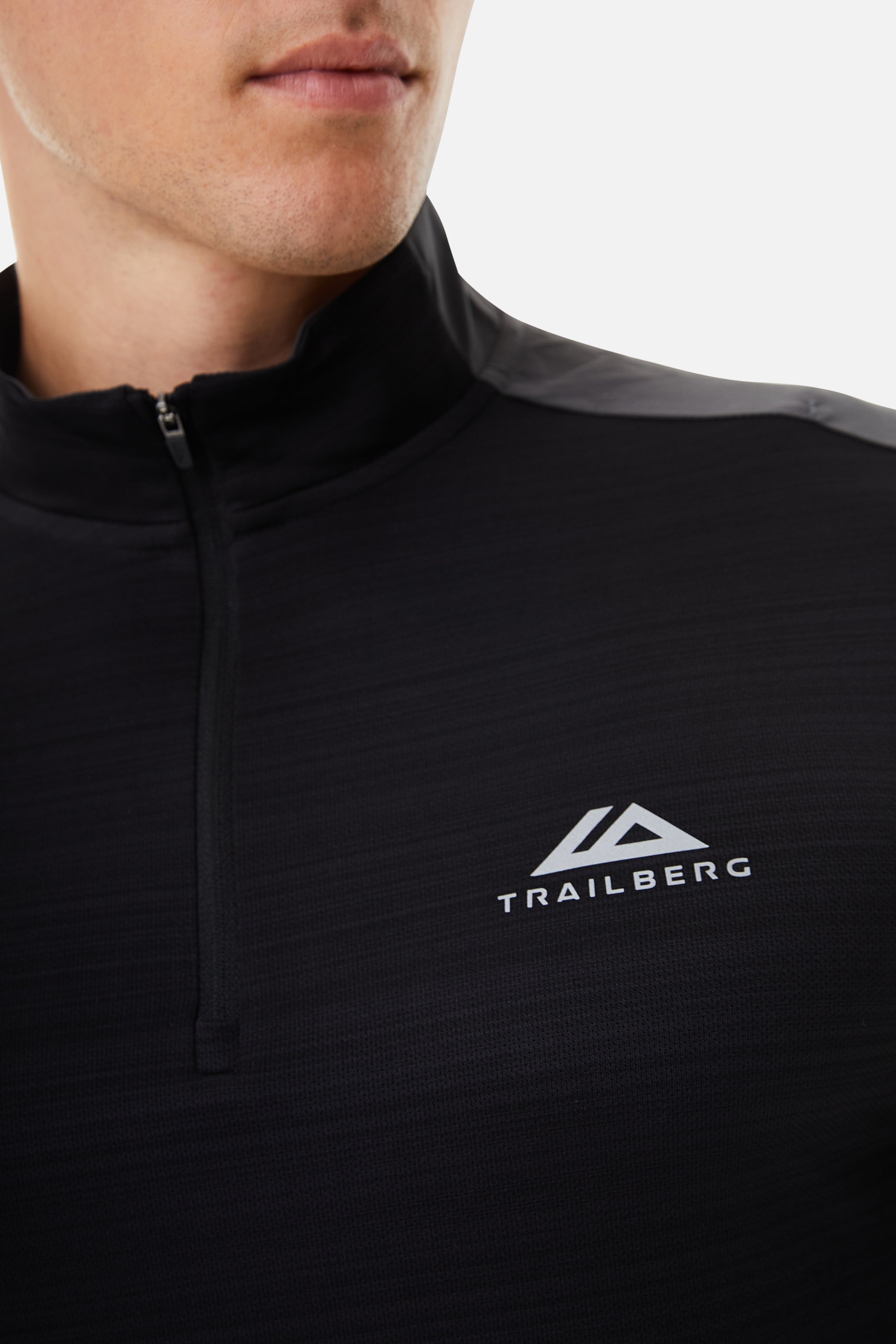AW24 Triathlon 1/4 Zip - Black/Grey