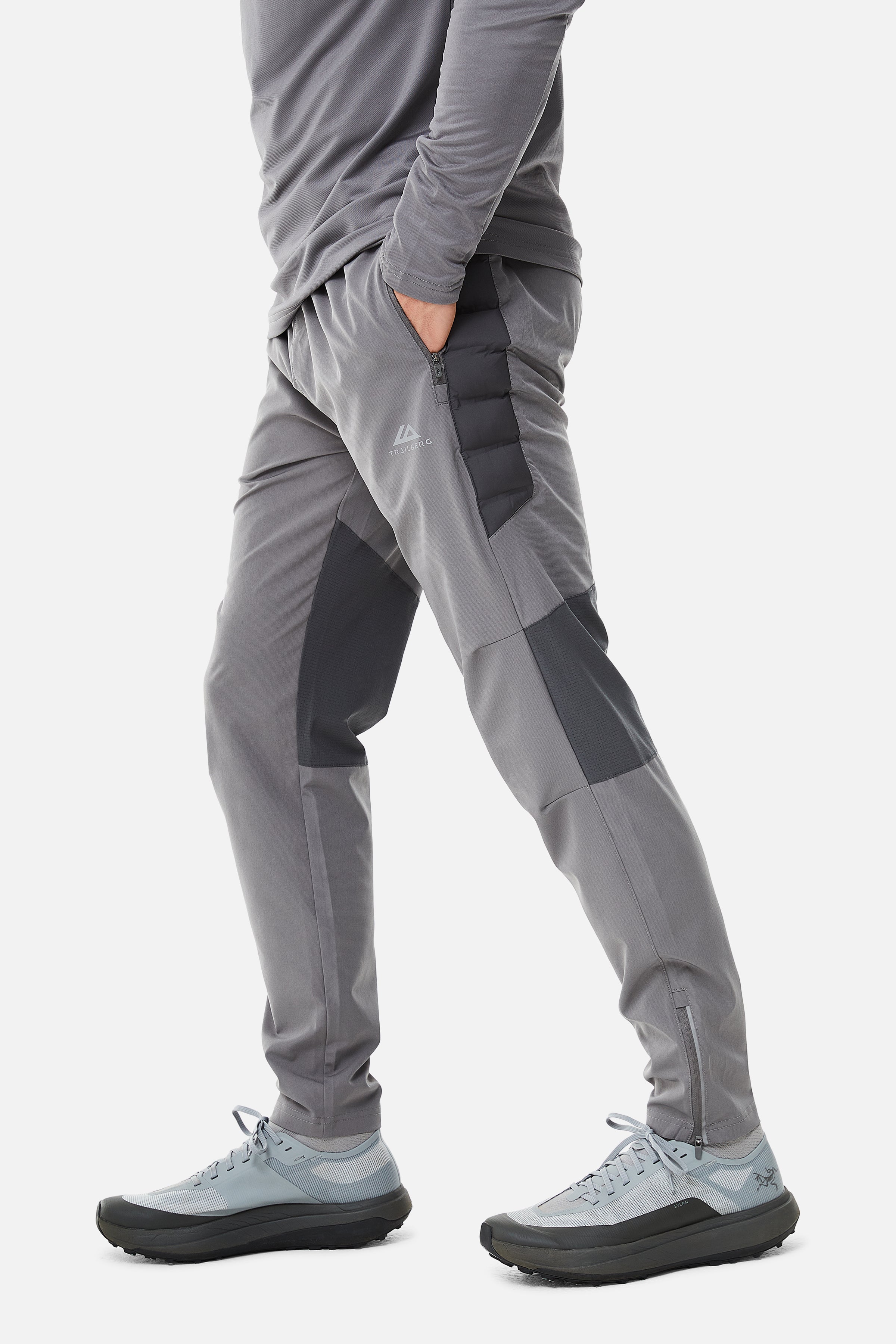 Rhine Hybrid Pant - Grey/Dark Grey