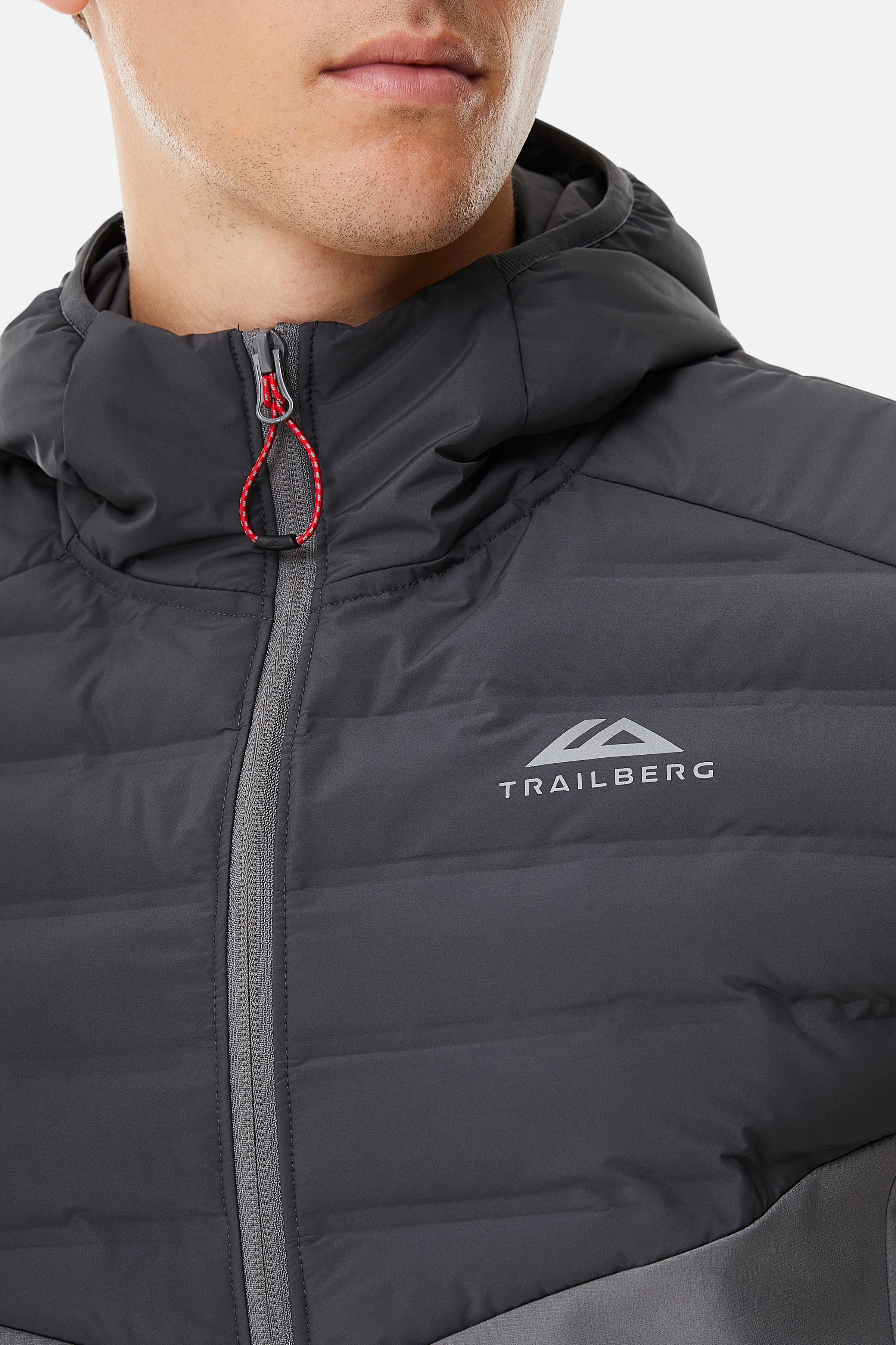 Rhine Hybrid Jacket - Grey/Dark Grey