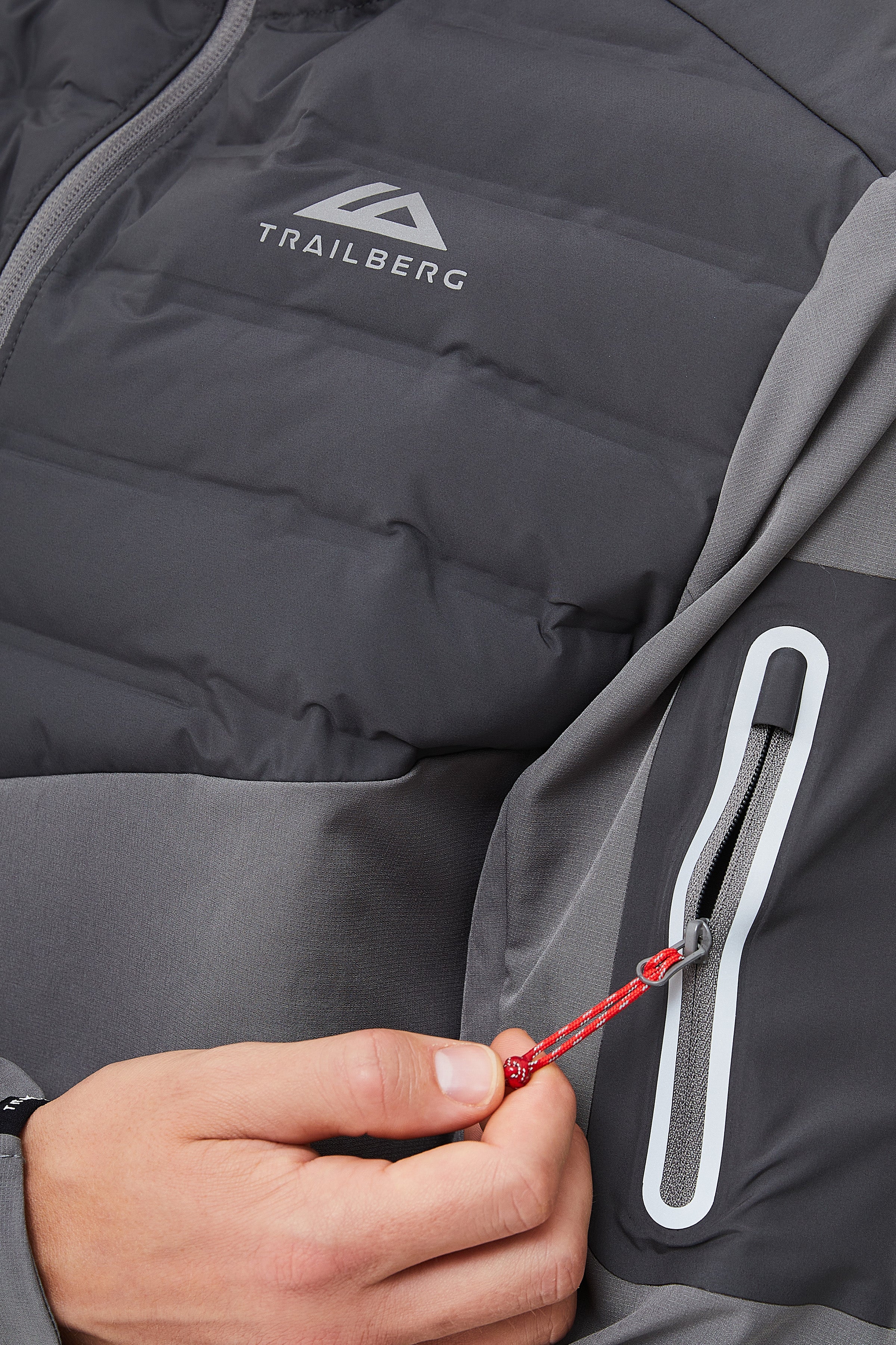 Rhine Hybrid Jacket - Grey/Dark Grey