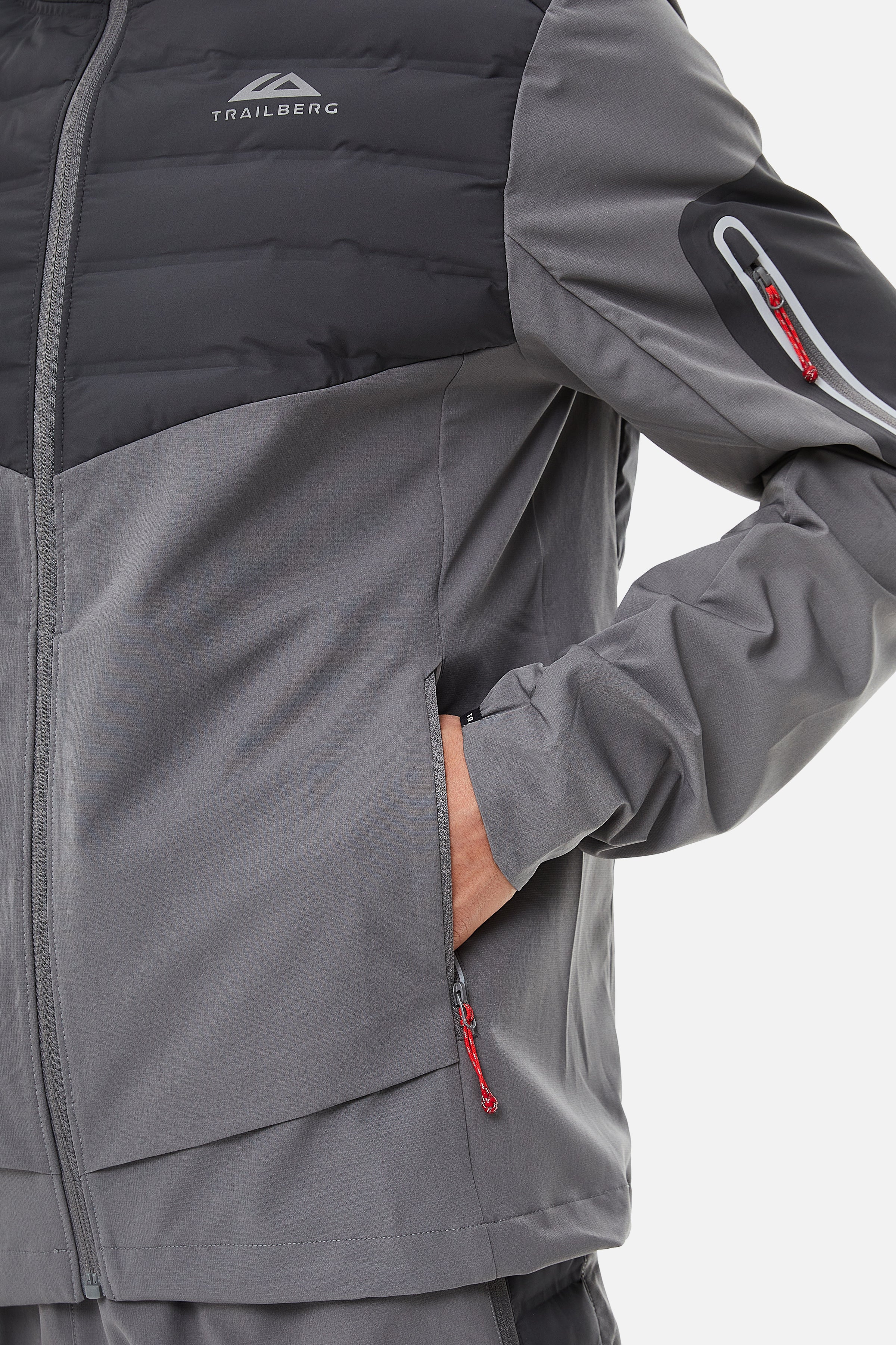 Rhine Hybrid Jacket - Grey/Dark Grey