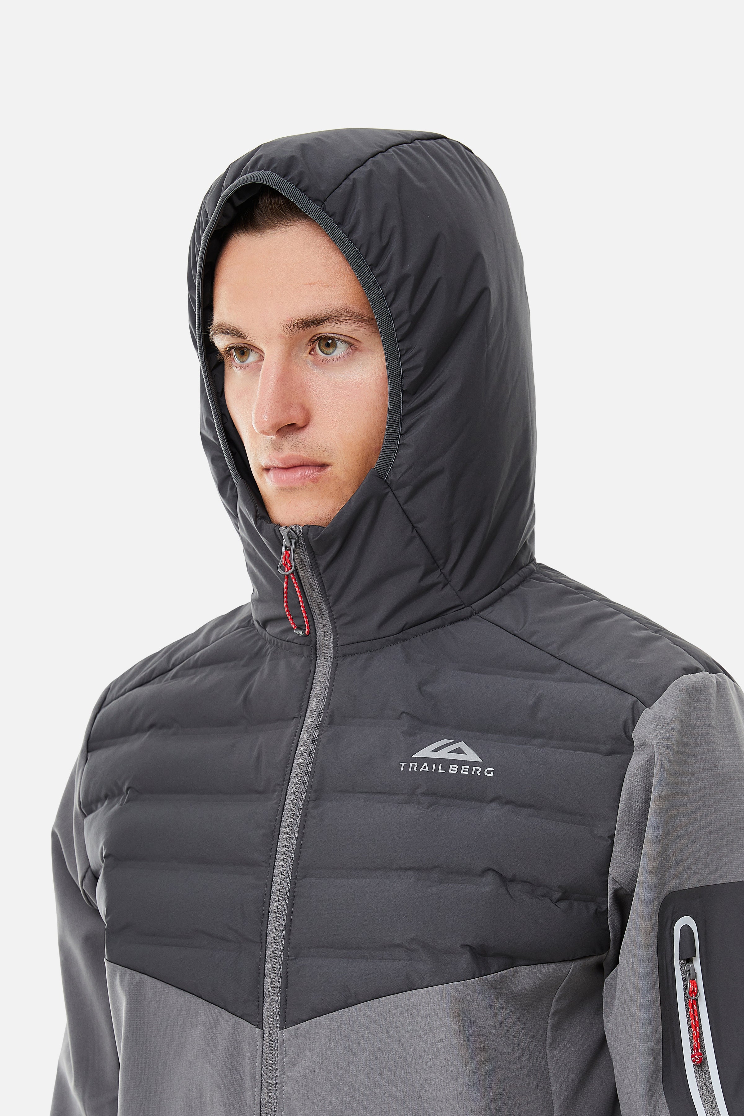 Rhine Hybrid Jacket - Grey/Dark Grey