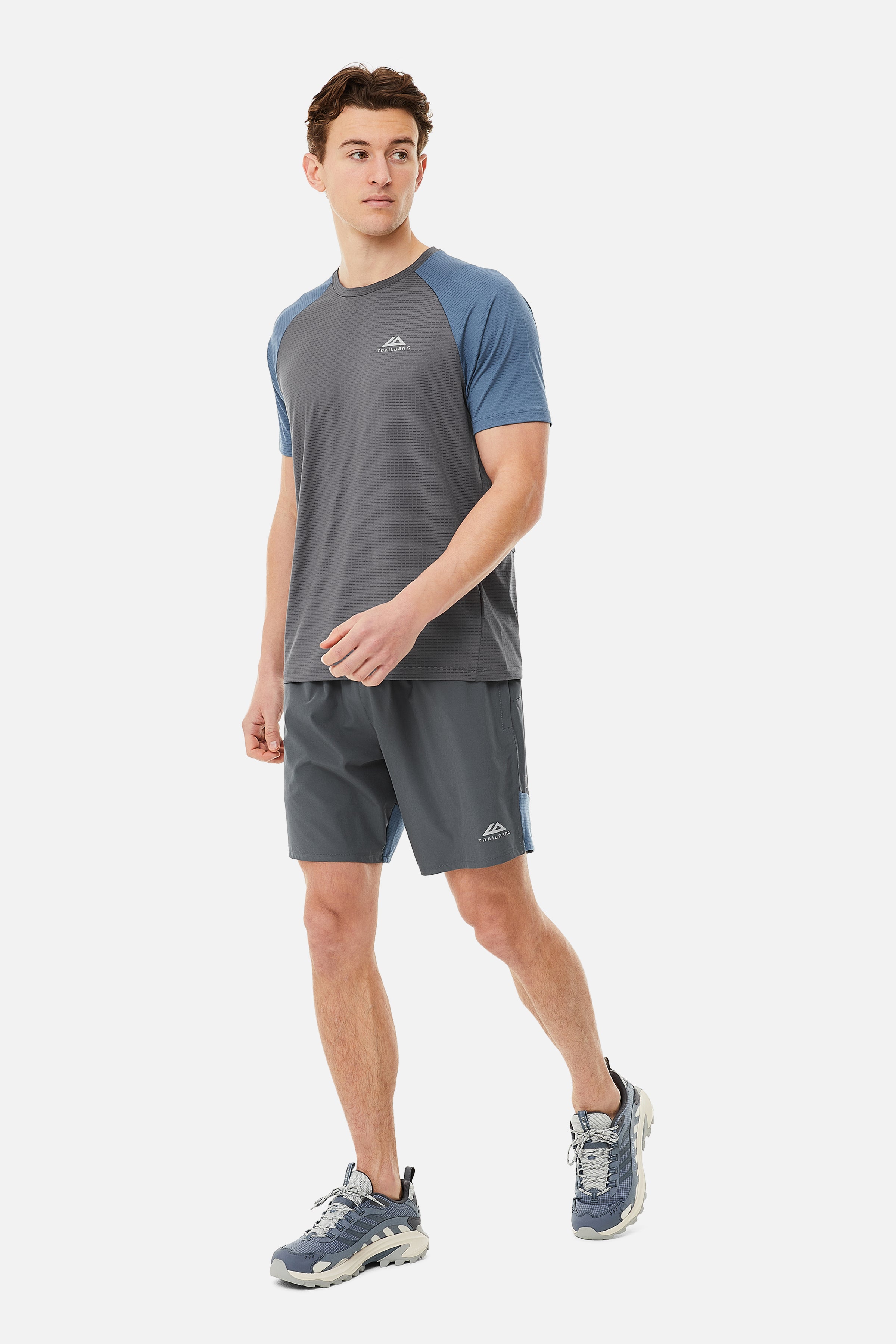 Rapid Dash Short - Storm Grey/Lagoon