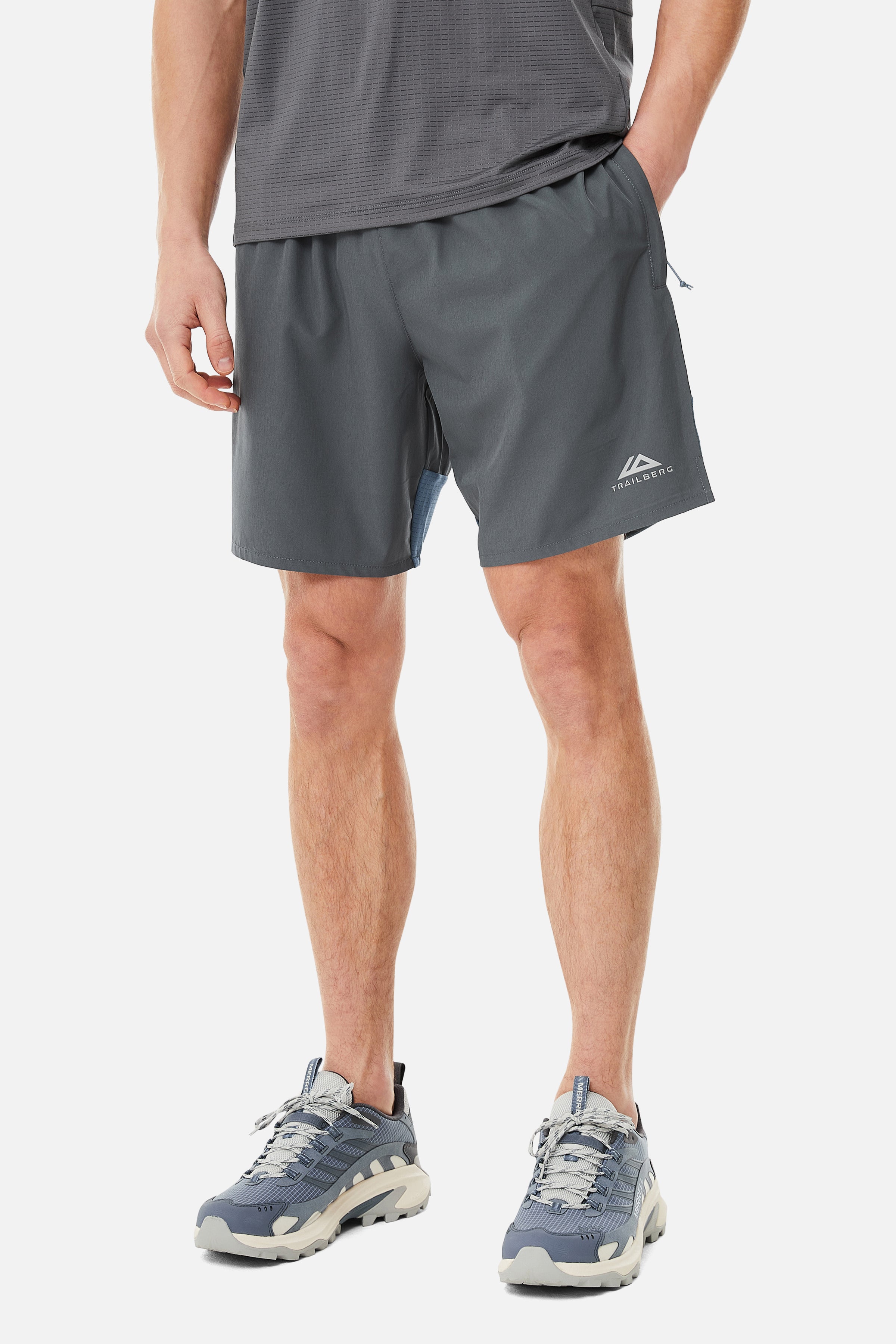 Rapid Dash Short - Storm Grey/Lagoon