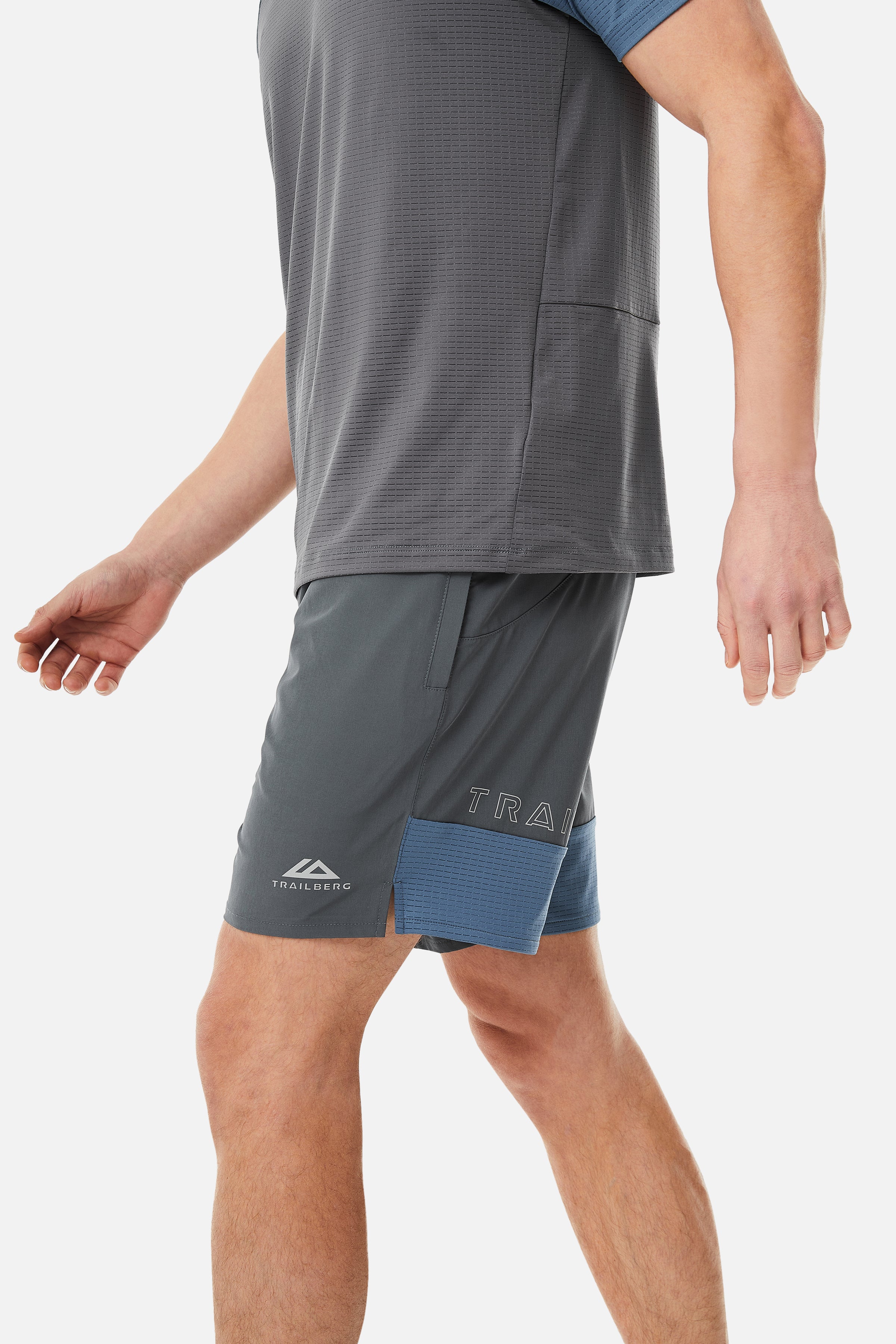 Rapid Dash Short - Storm Grey/Lagoon