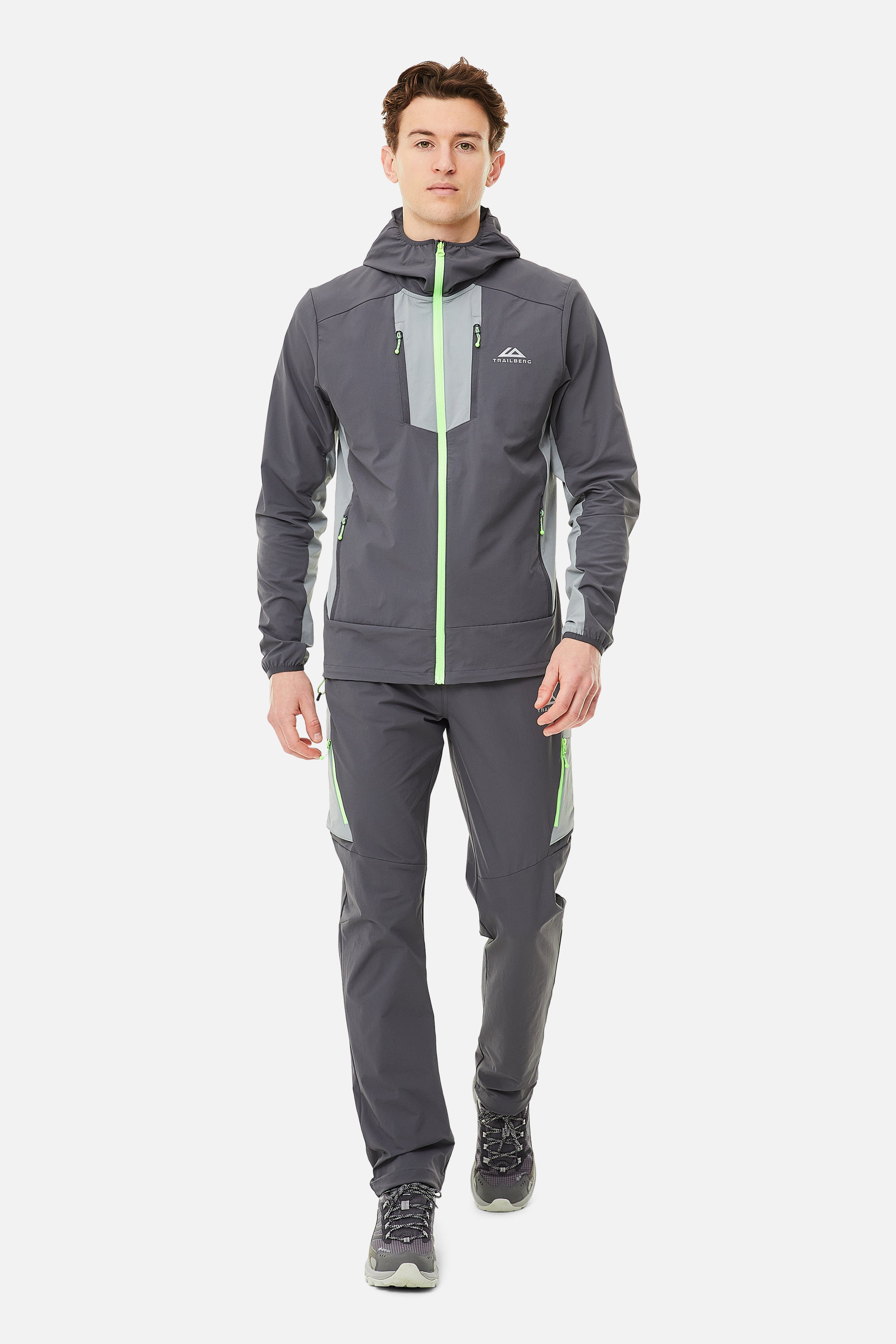 Faltenjura Hood - Iron Grey/Moon Grey