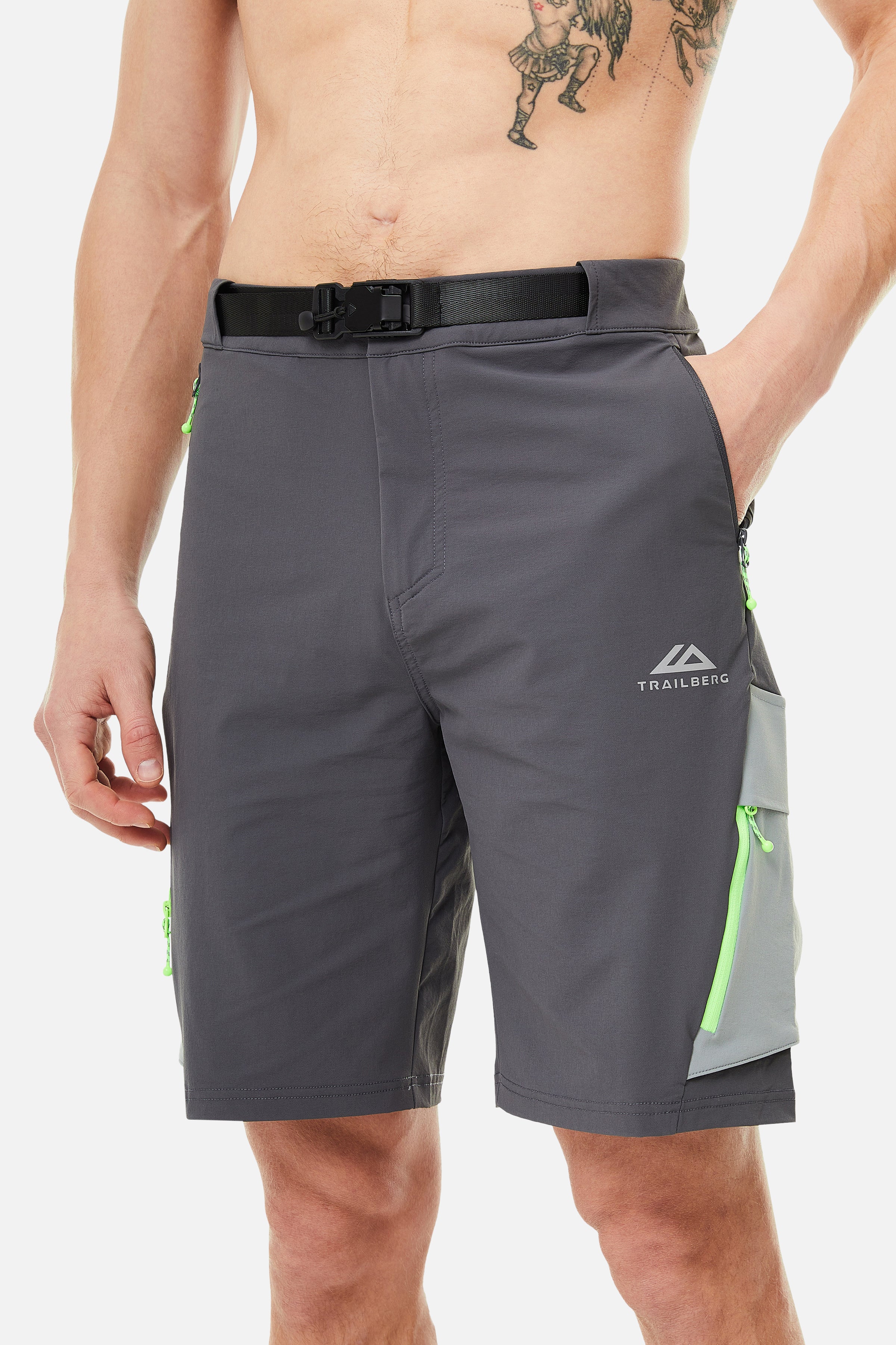 Faltenjura Short - Iron Grey/Moon Grey