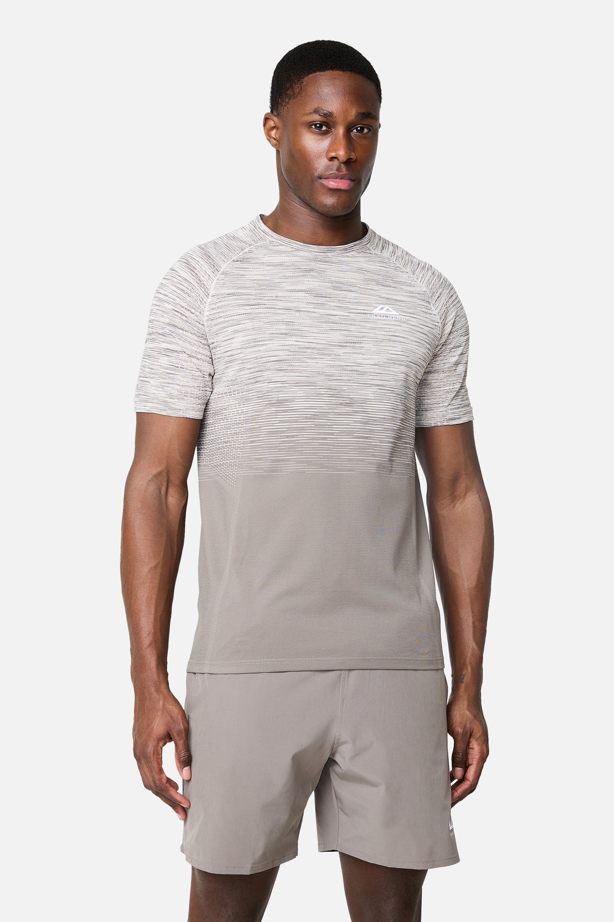 Arc Seamless 2.0 Tee - Mocha/Pebblestone/Frosted Ridge