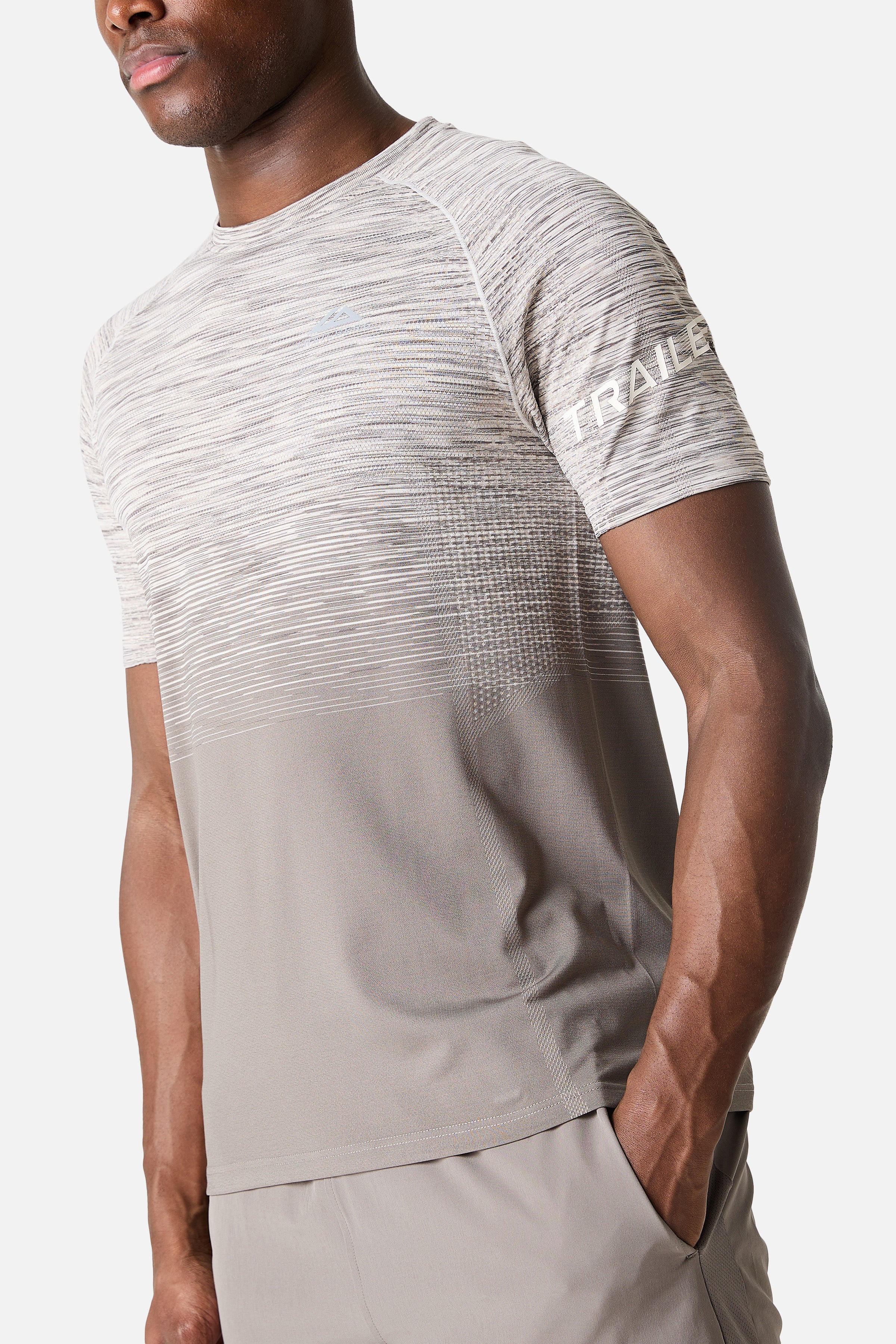 Arc Seamless Tee - Mocha/Pebblestone/Frosted Ridge