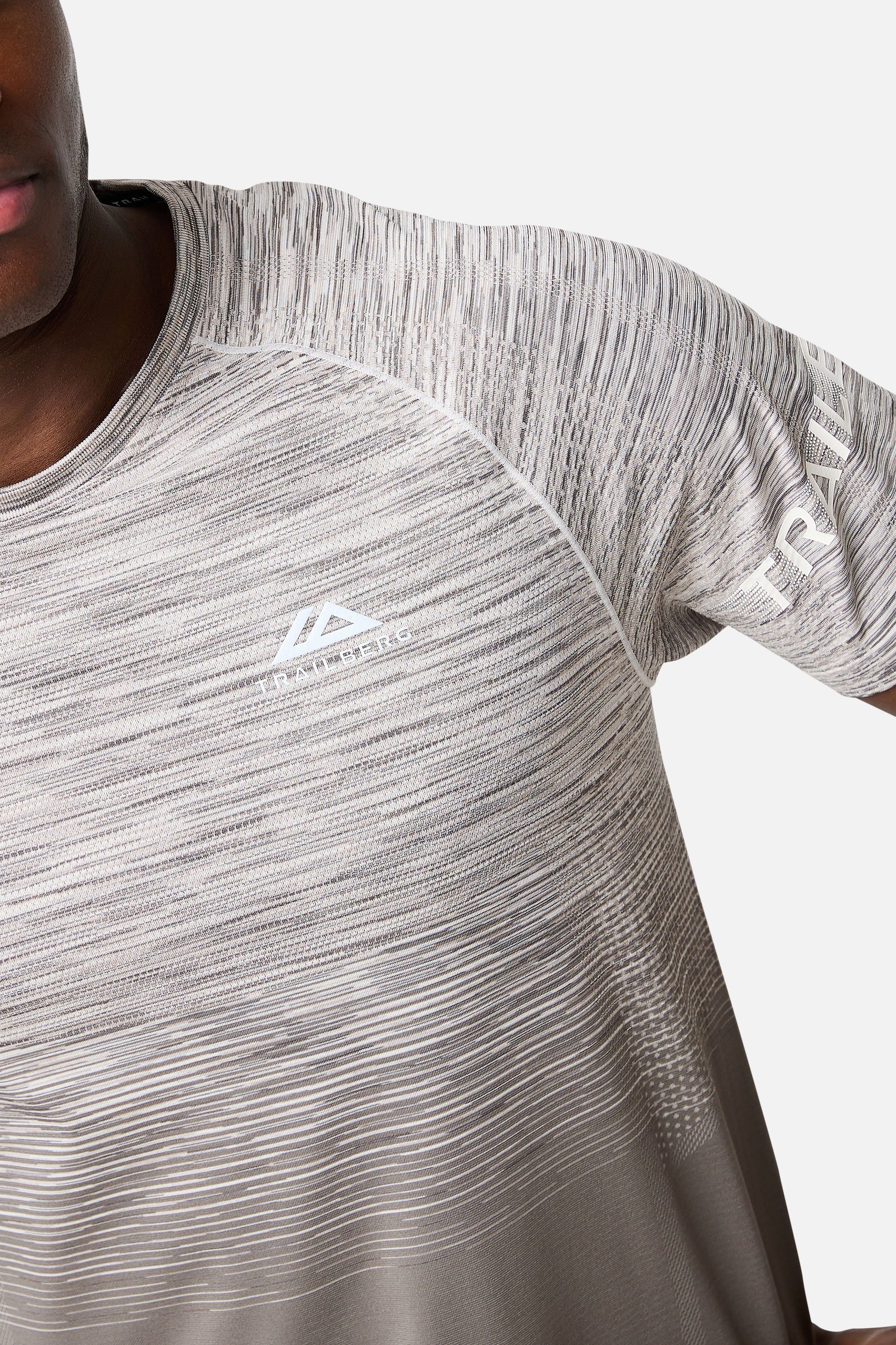 Arc Seamless Tee - Mocha/Pebblestone/Frosted Ridge