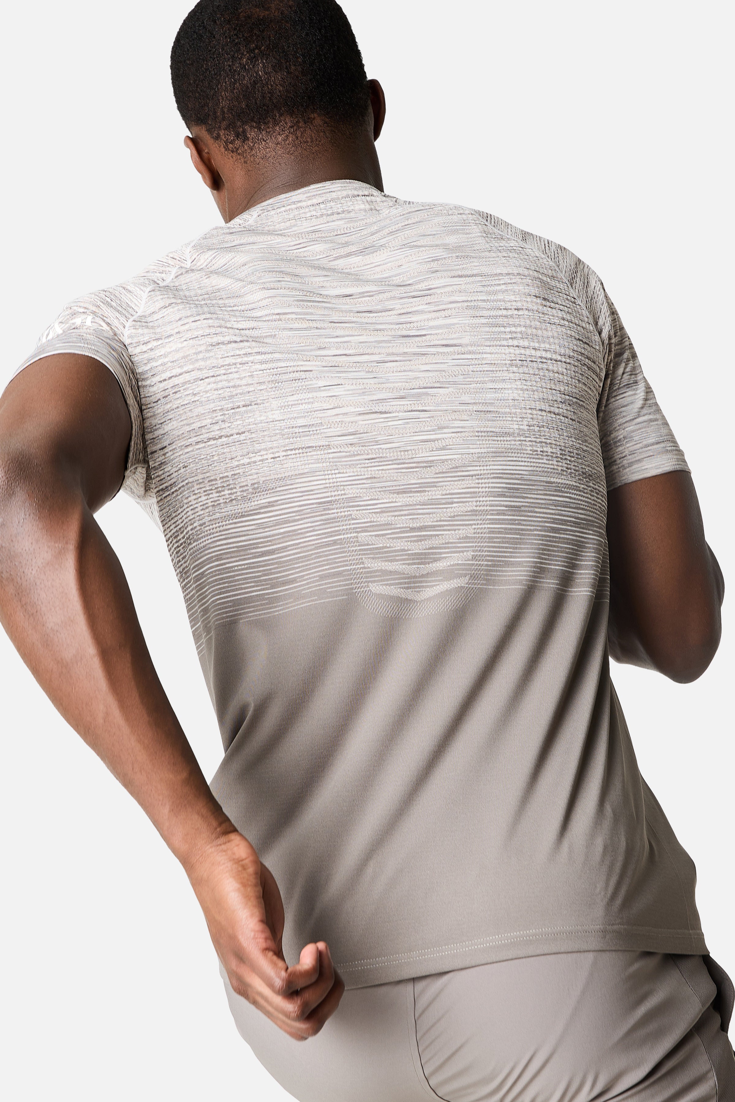 Arc Seamless Tee - Mocha/Pebblestone/Frosted Ridge