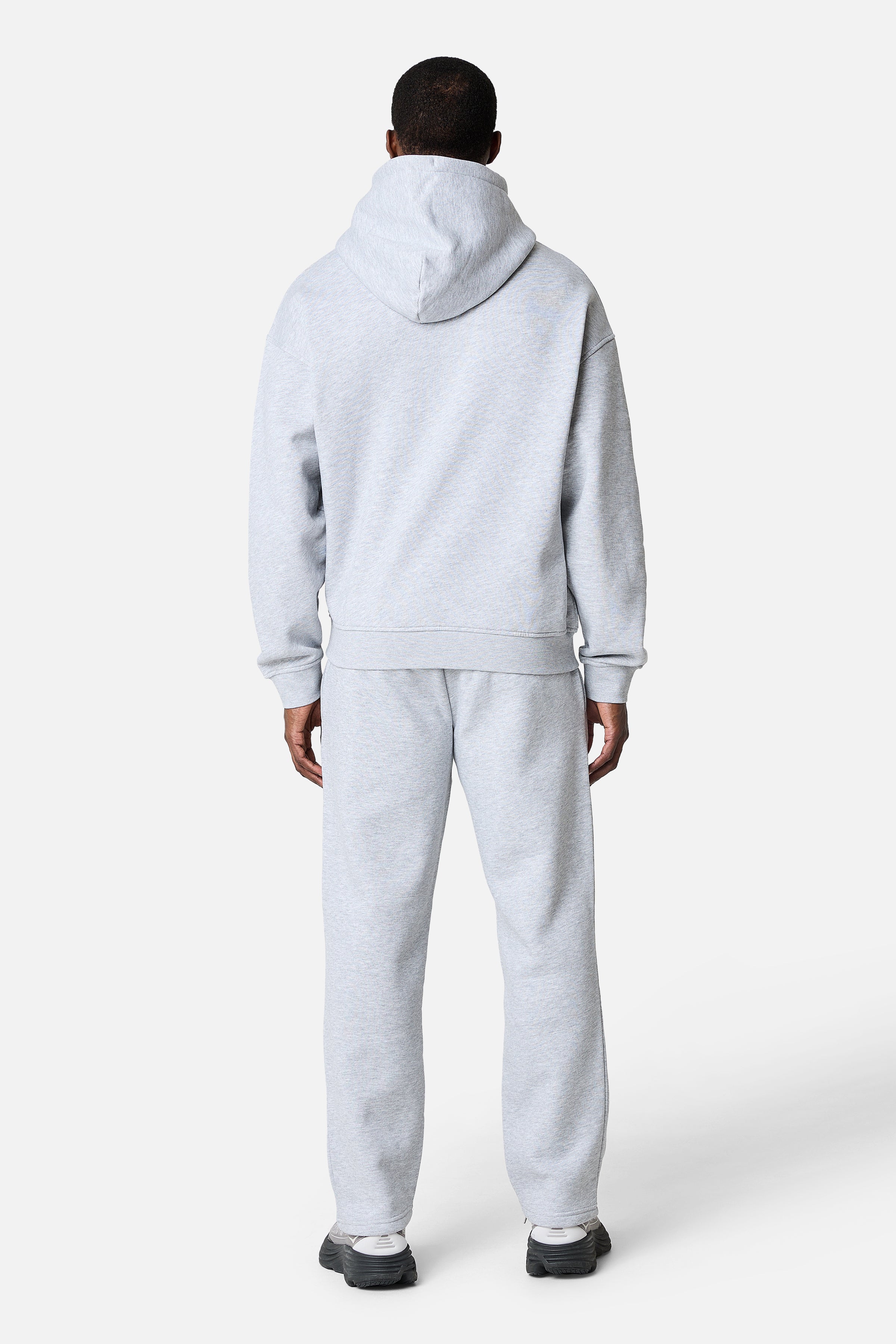 Fraction Straight Leg Jogger - Grey Marl