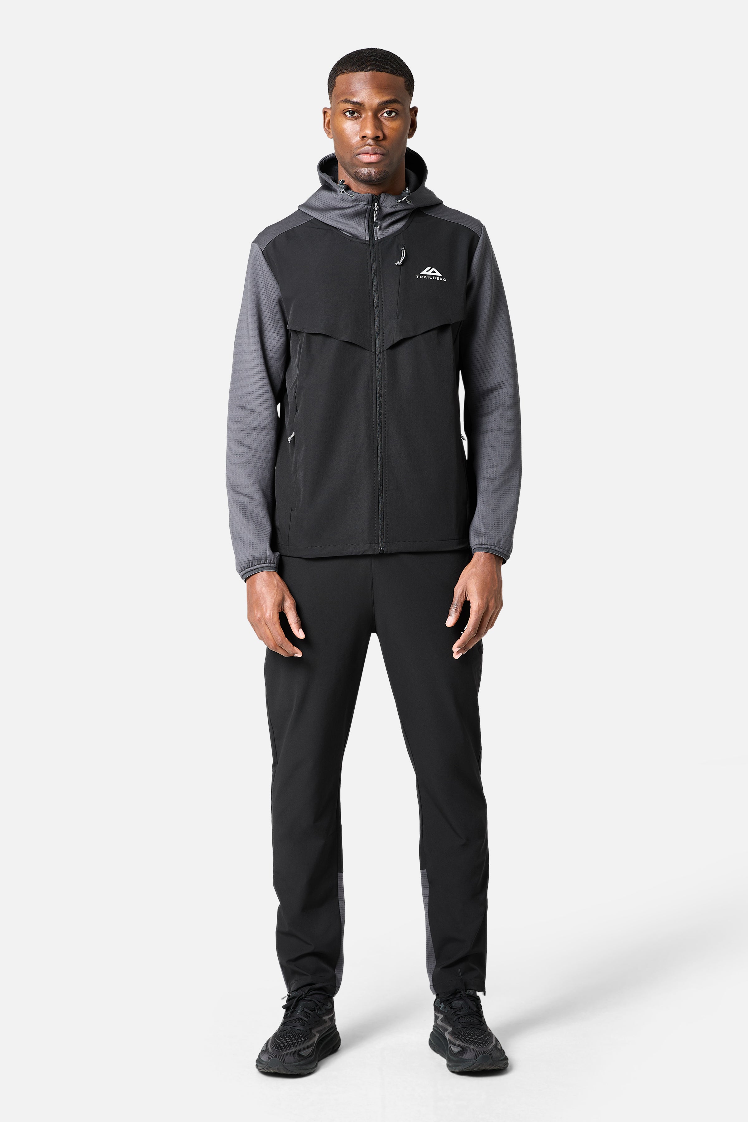 Rapid Dash 2.0 Tracksuit - Black/Volcano Grey