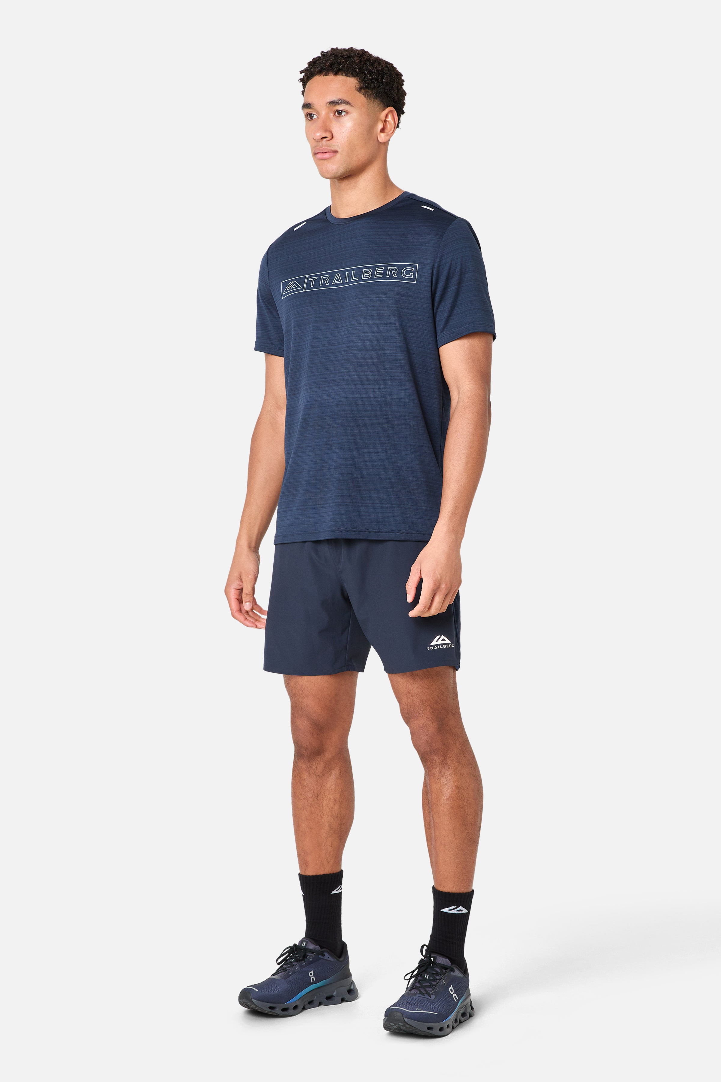 Crest 2.0 Tee - Deep Ocean/Cyan Wave