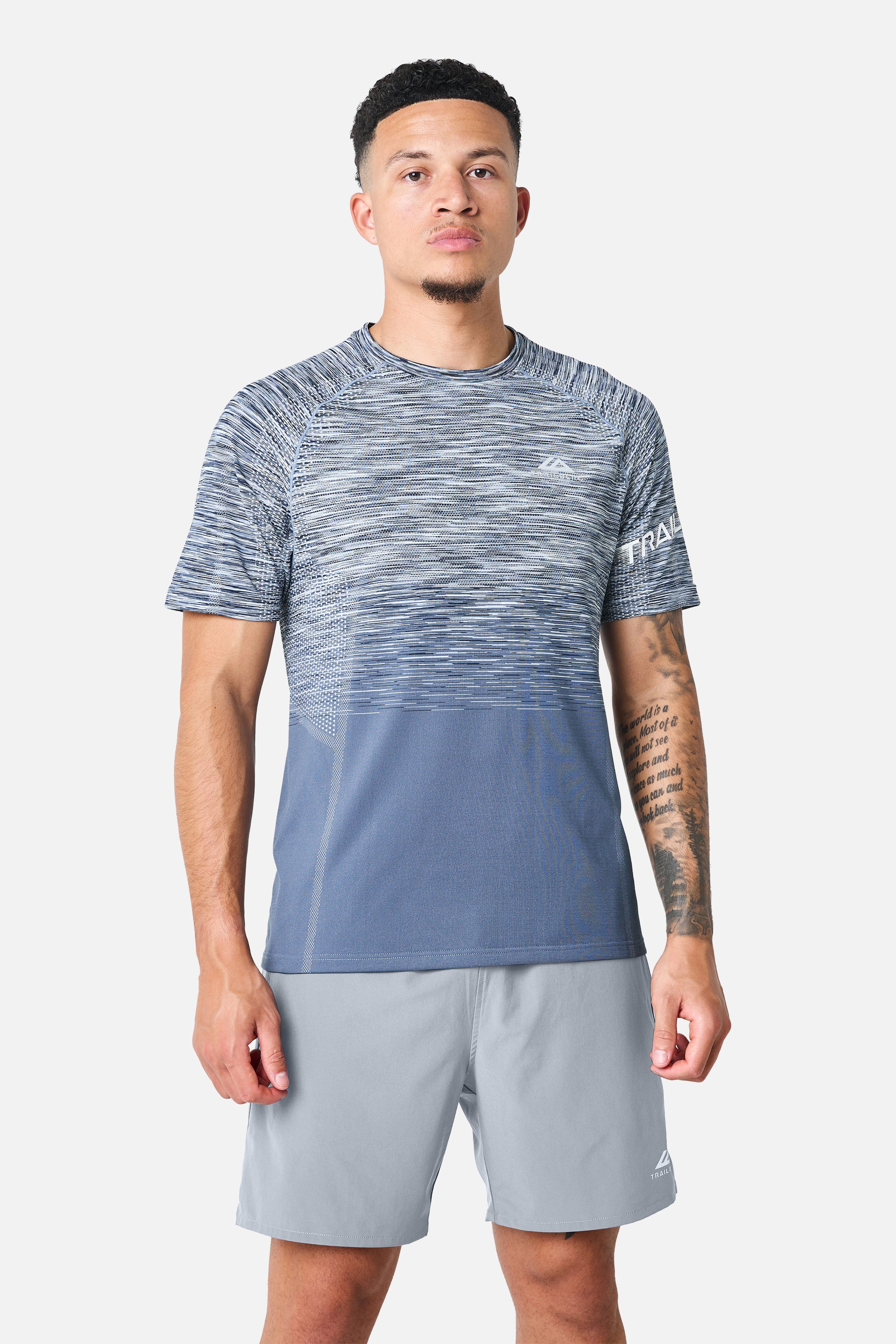Arc Seamless Essentials 2.0 Twinset - Breeze/Lunar Grey